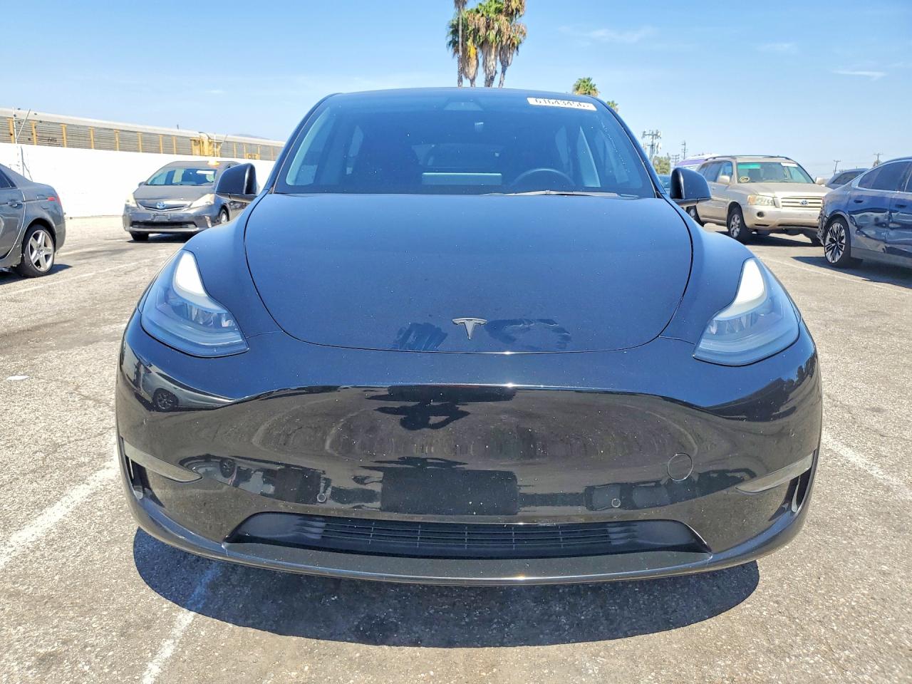 2022 Tesla Model Y Черный vin: 7SAYGDEF0NF336813