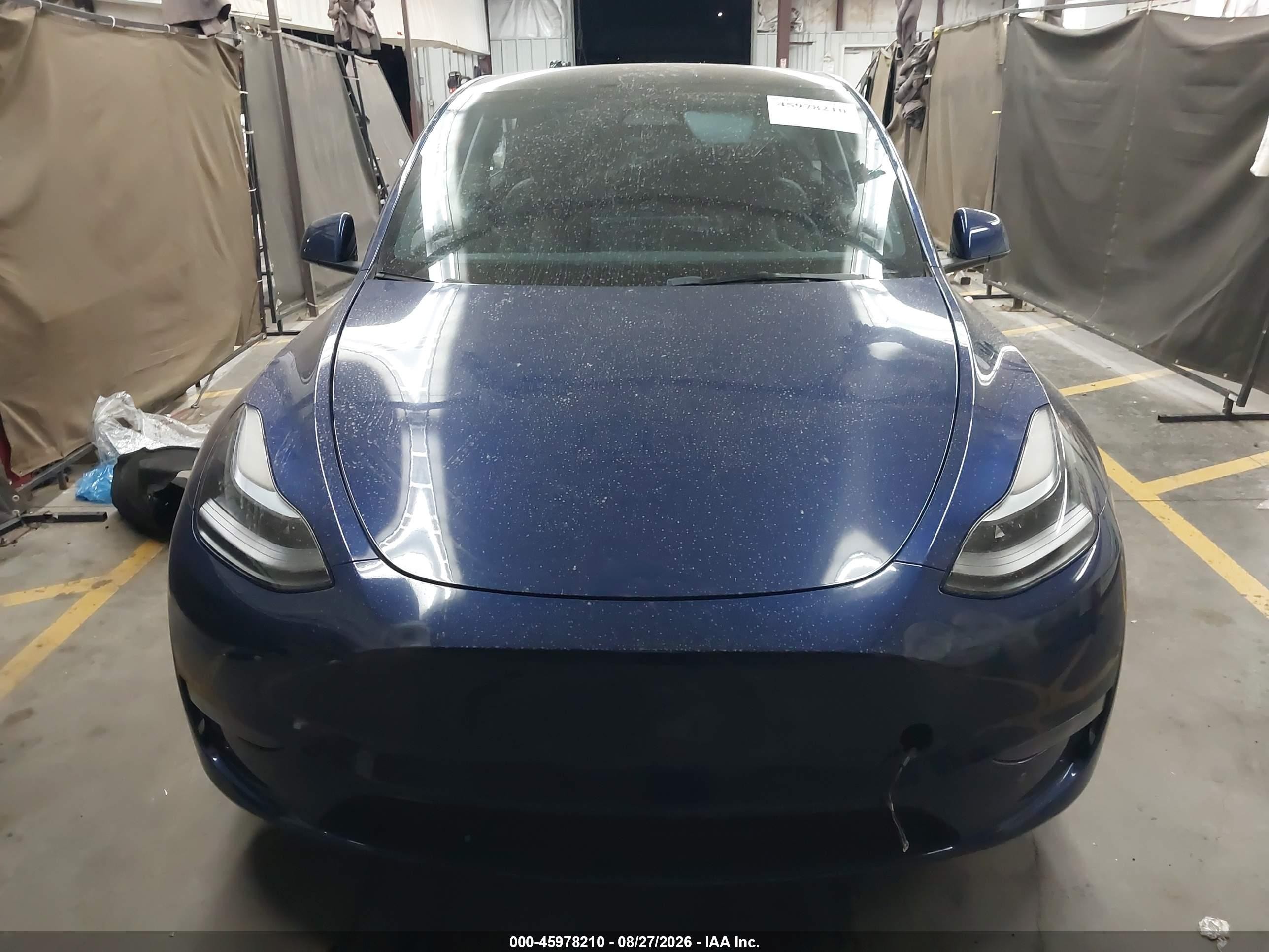 2023 Tesla Model Y Performance Dual Motor All-wheel Drive Синий vin: 7SAYGDEF0PF698157
