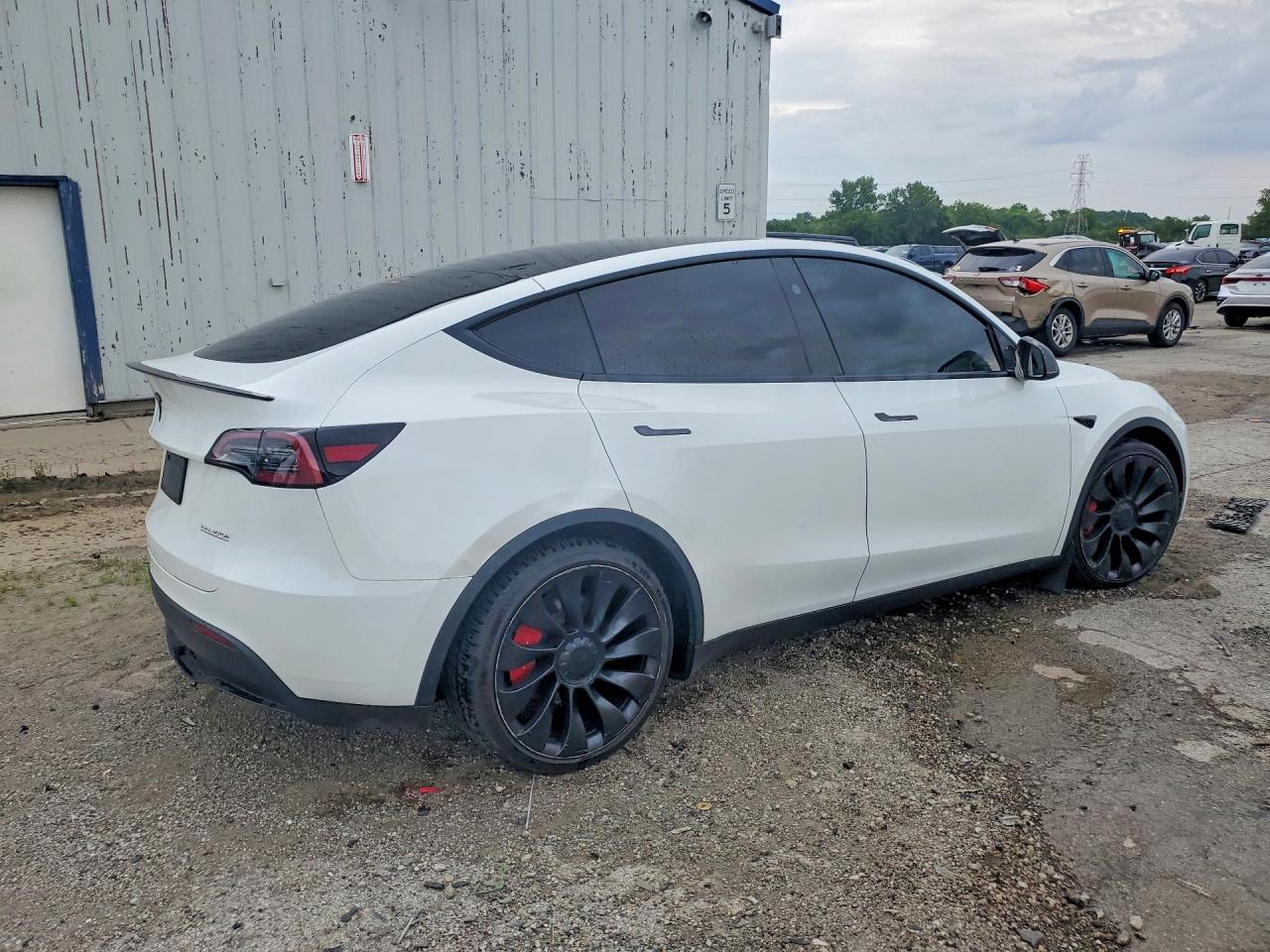 2023 Tesla Model Y White vin: 7SAYGDEF0PF830026