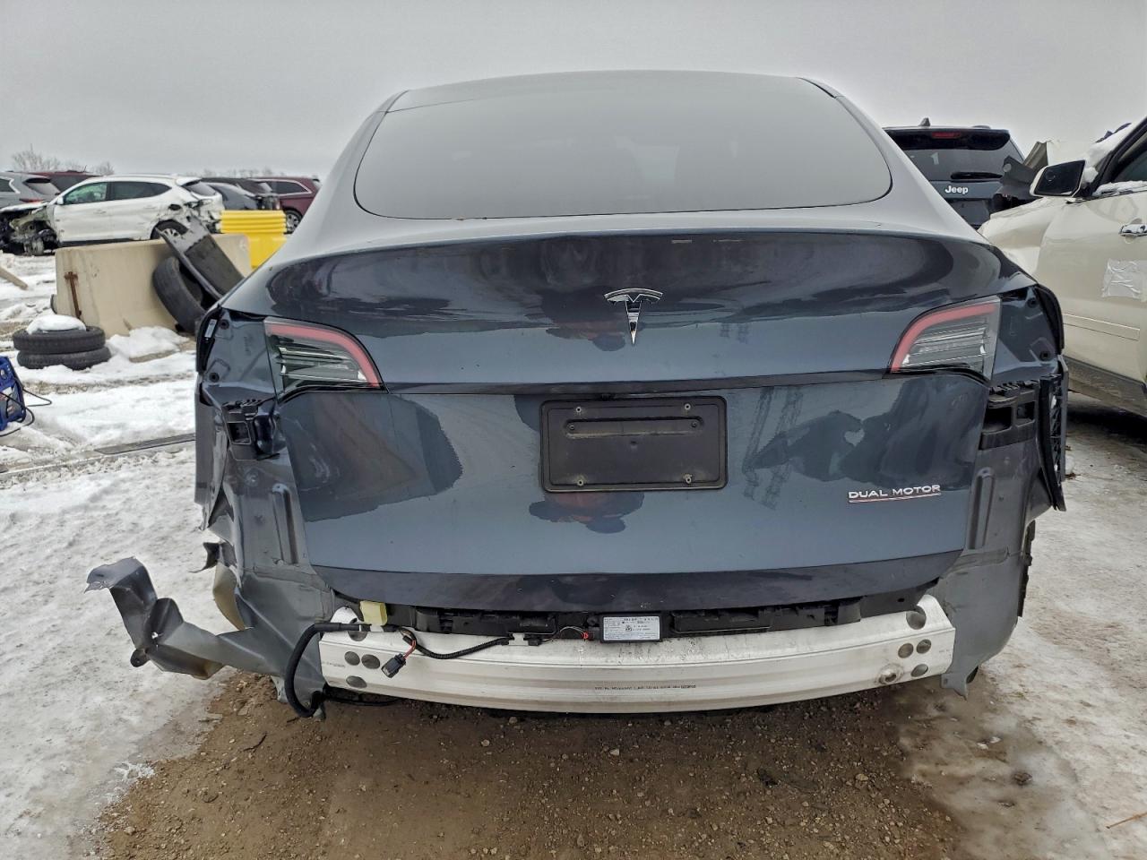 2023 Tesla Model Y Charcoal vin: 7SAYGDEF0PF936864
