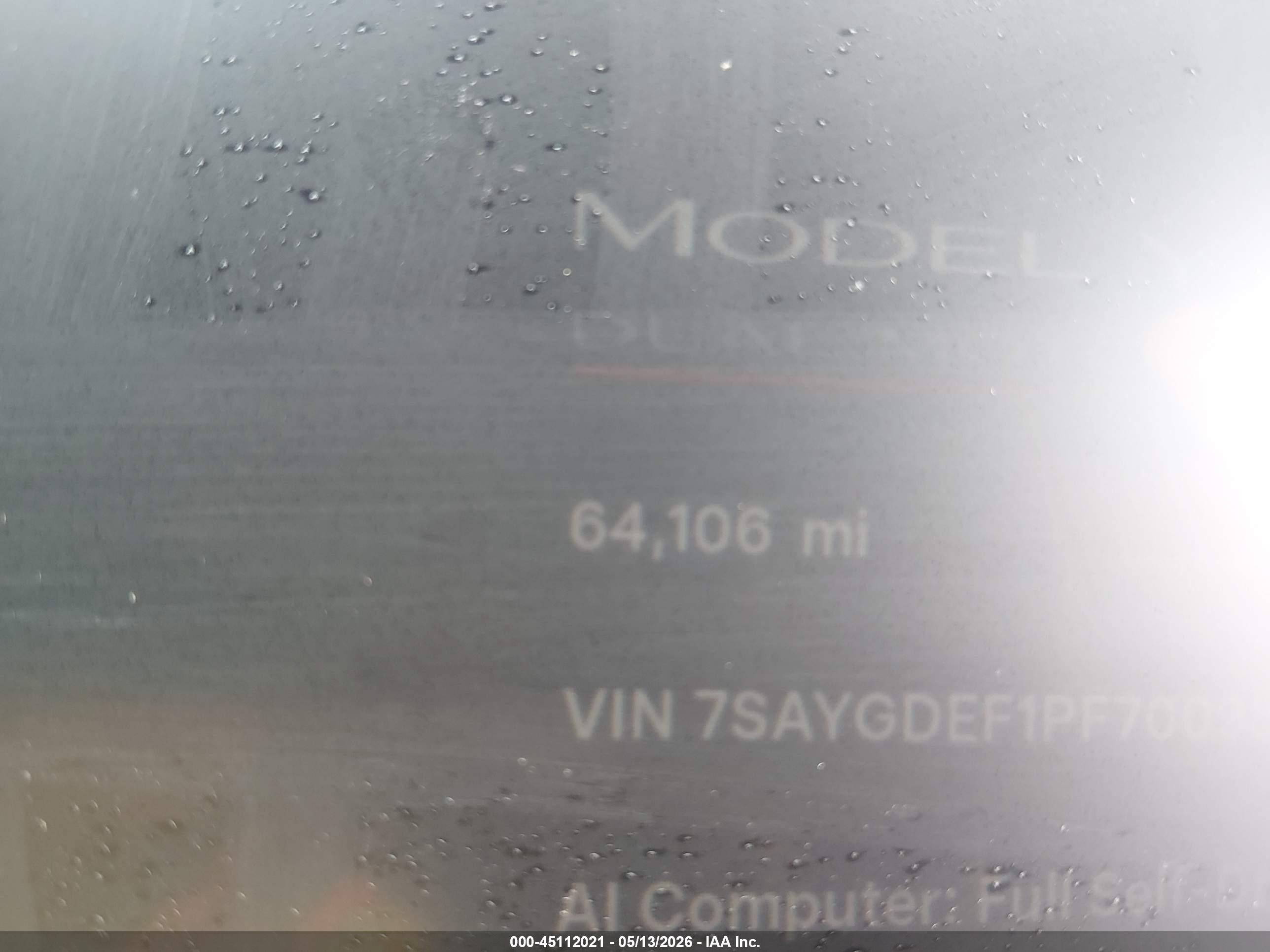 2023 Tesla Model Y Performance Dual Motor All-wheel Drive White vin: 7SAYGDEF1PF700983