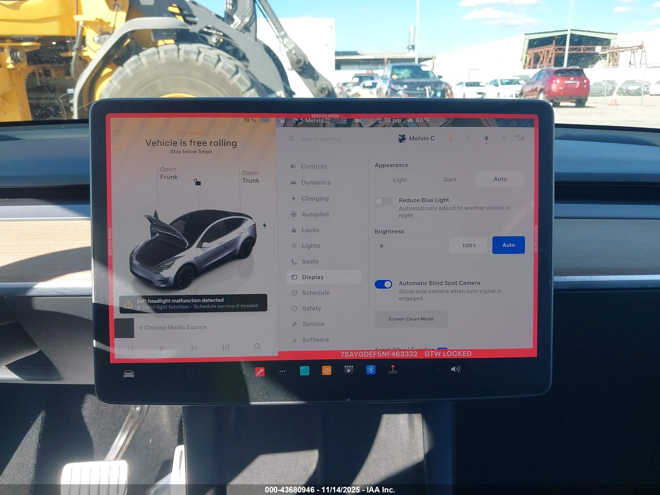 2022 Tesla Model Y Performance Dual Motor All-wheel Drive Белый vin: 7SAYGDEF5NF463332