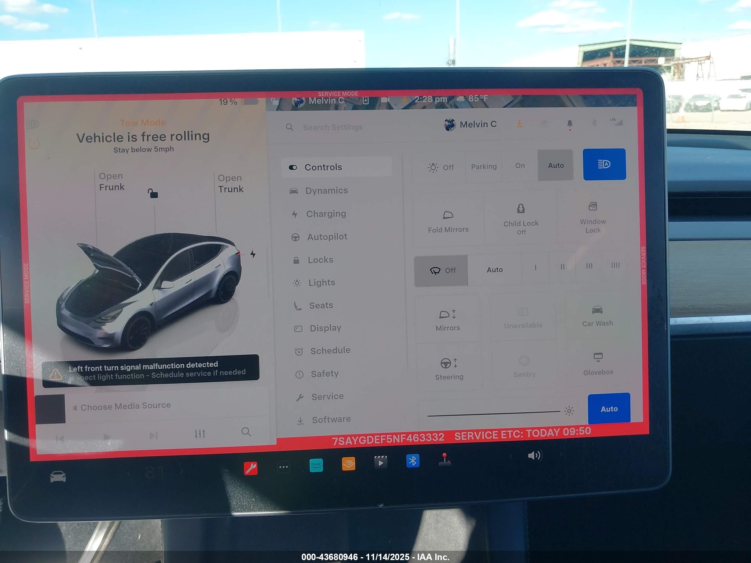 2022 Tesla Model Y Performance Dual Motor All-wheel Drive Белый vin: 7SAYGDEF5NF463332