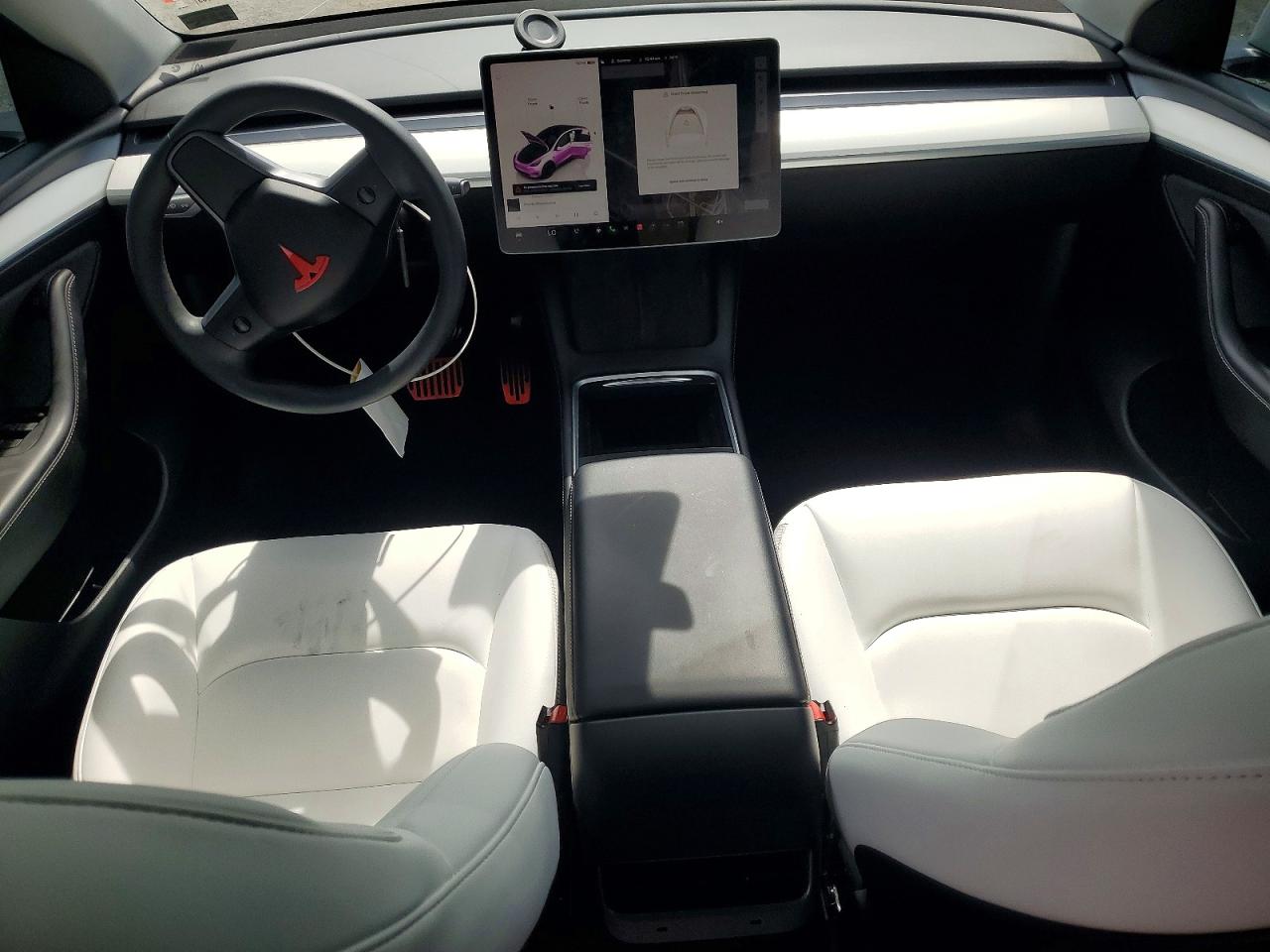 2023 Tesla Model Y White vin: 7SAYGDEF6PF832900