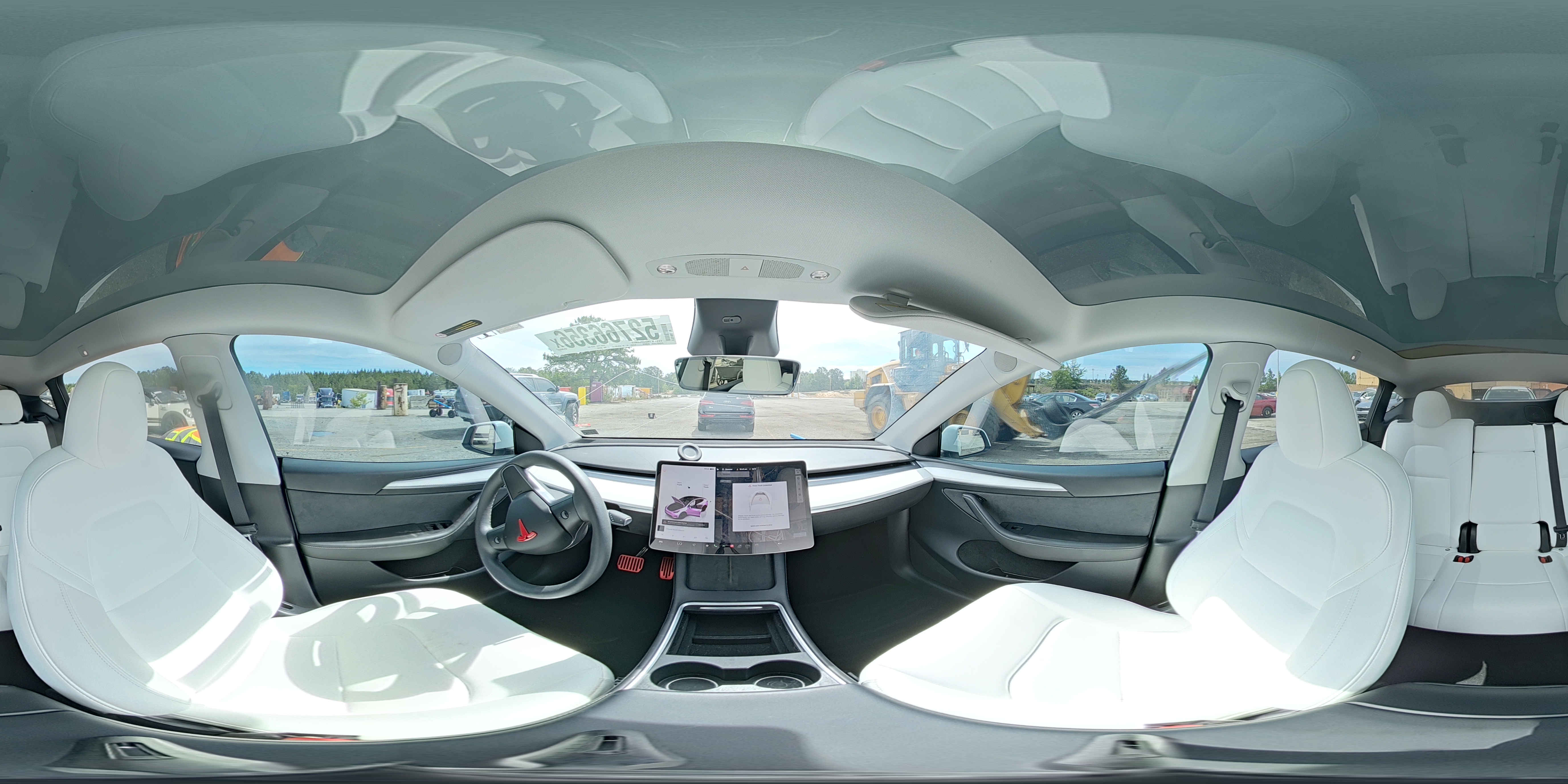 2023 Tesla Model Y White vin: 7SAYGDEF6PF832900
