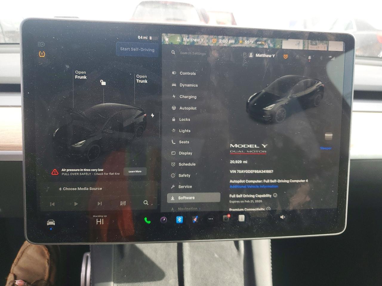 2025 Tesla Model Y Черный vin: 7SAYGDEF9SA341887