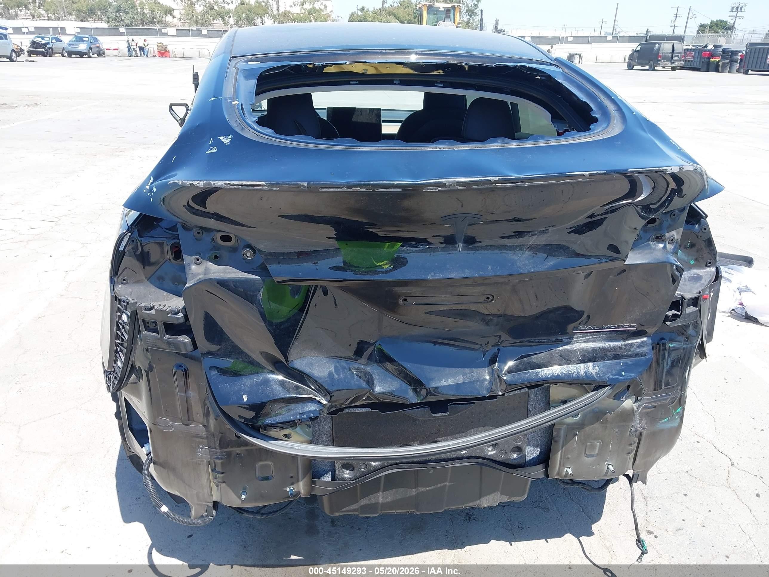 2022 Tesla Model Y Performance Dual Motor All-wheel Drive Black vin: 7SAYGDEFXNF404941