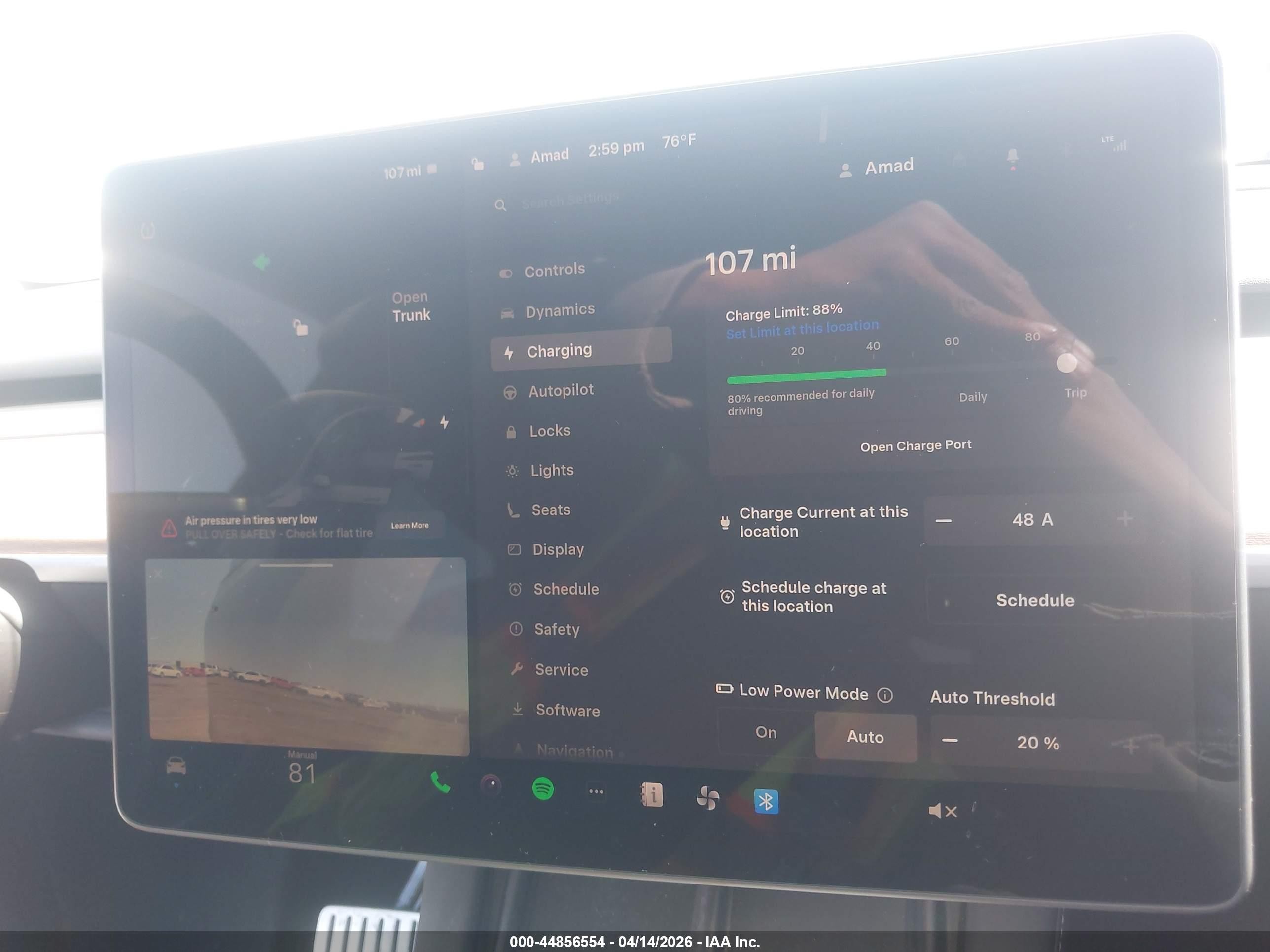 2023 Tesla Model Y Performance Dual Motor All-wheel Drive Gray vin: 7SAYGDEFXPF782356