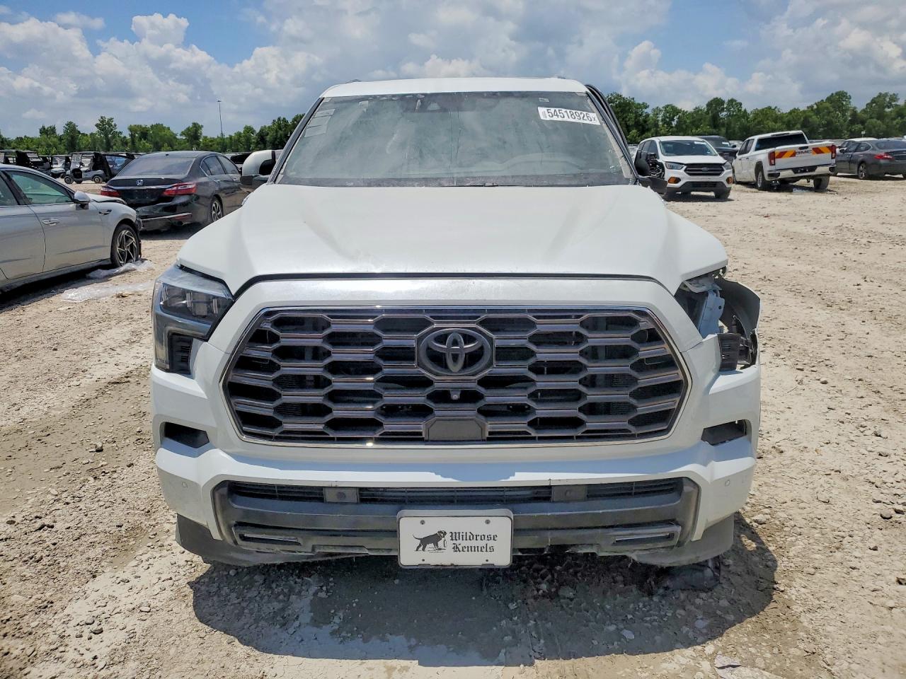 2024 Toyota Sequoia Platinum Белый vin: 7SVAAABA3RX041259