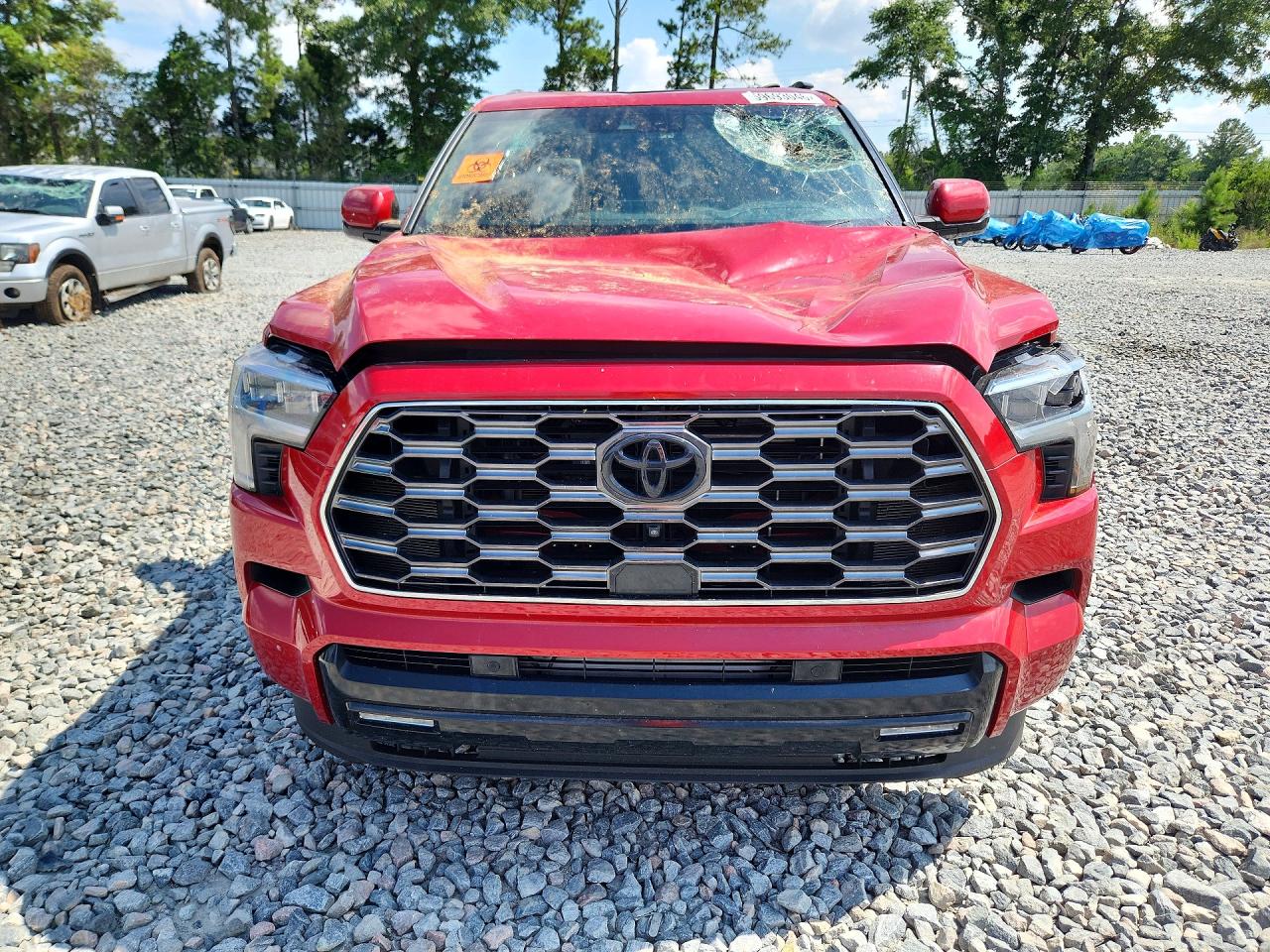 2025 Toyota Sequoia Platinum Red vin: 7SVAAABA7SX064503