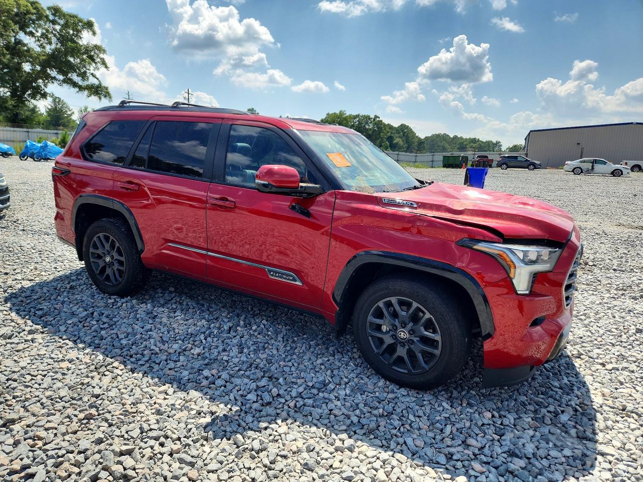 2025 Toyota Sequoia Platinum Red vin: 7SVAAABA7SX064503