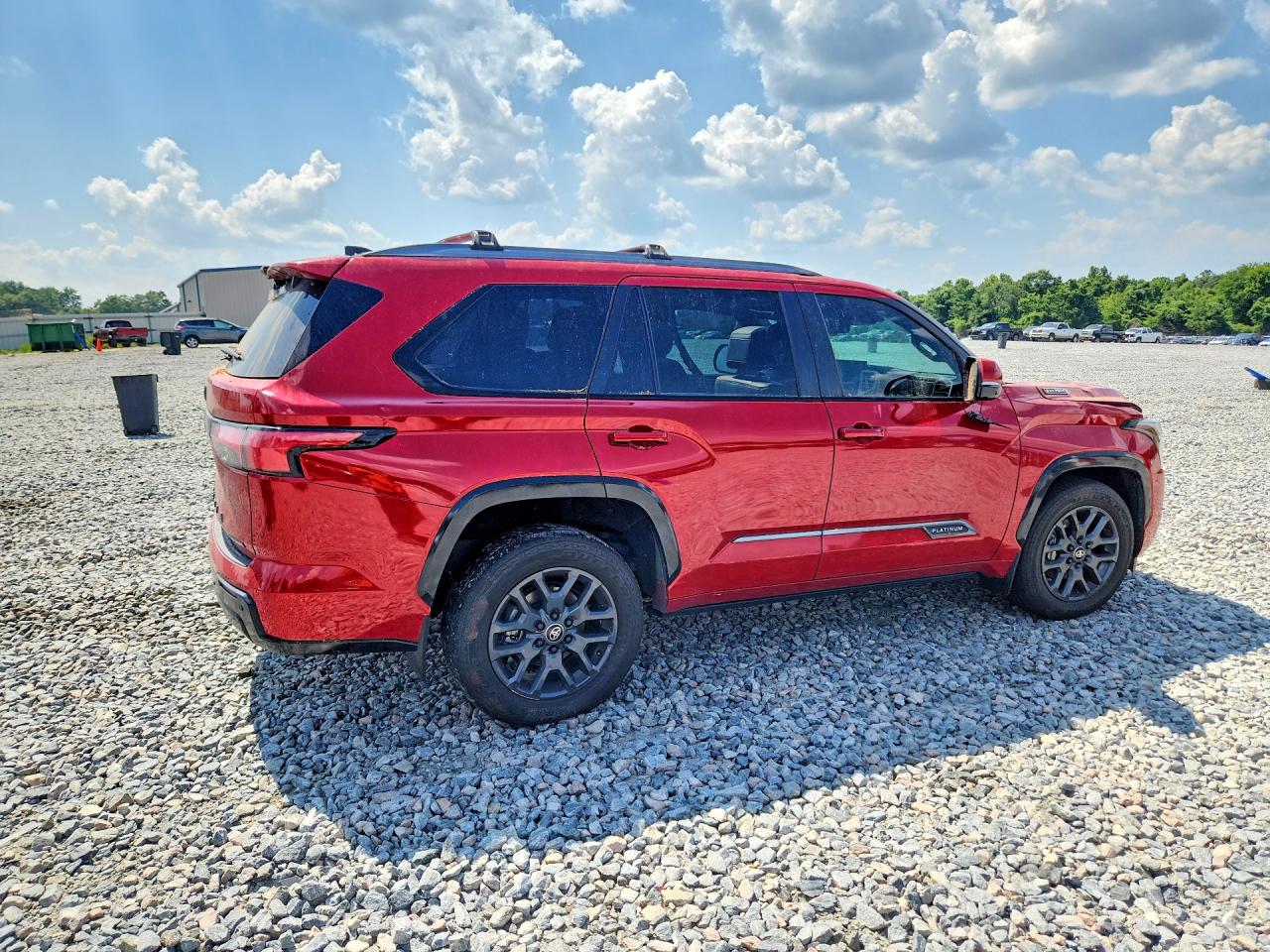 2025 Toyota Sequoia Platinum Red vin: 7SVAAABA7SX064503