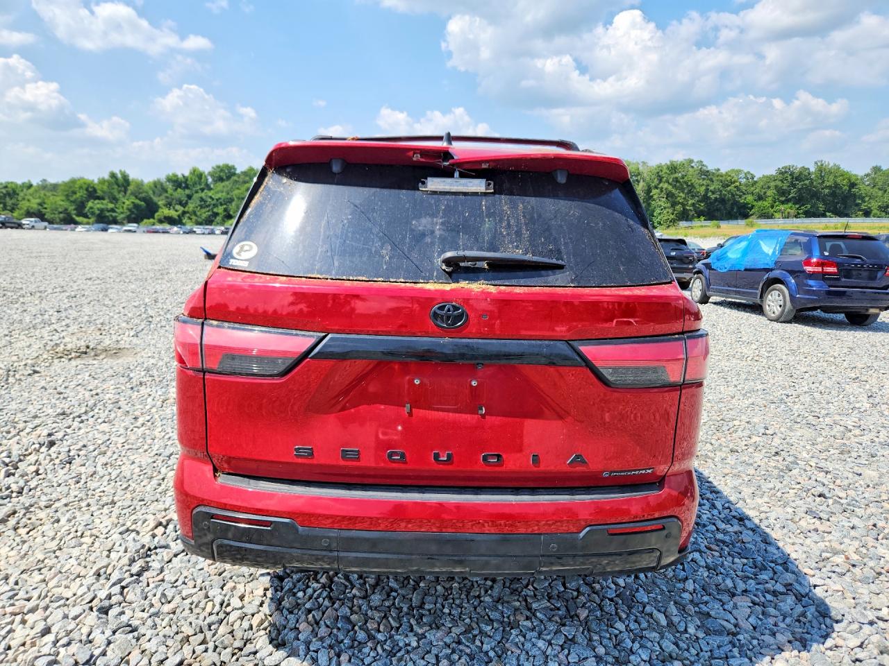 2025 Toyota Sequoia Platinum Red vin: 7SVAAABA7SX064503
