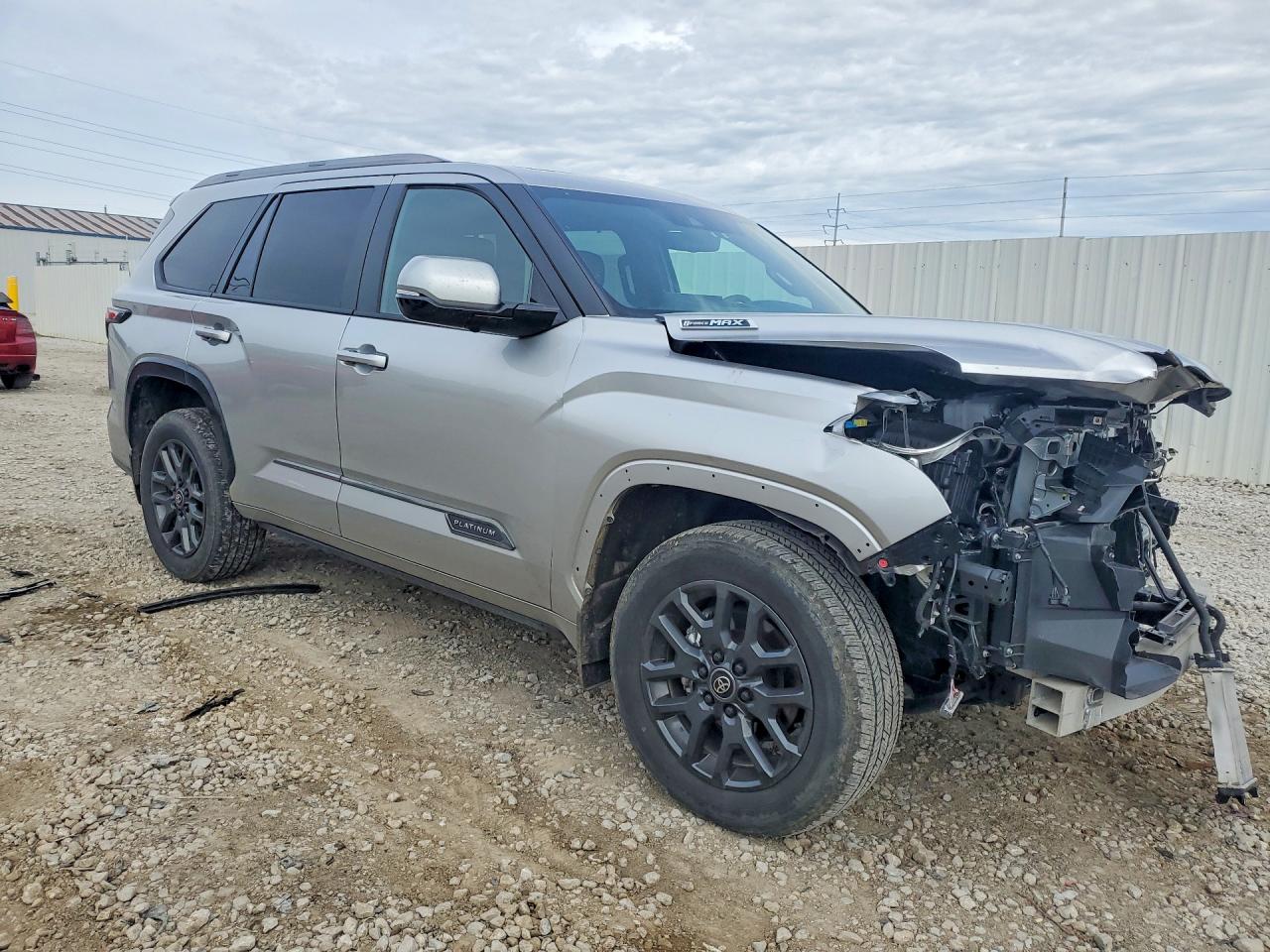 2025 Toyota Sequoia Platinum Silver vin: 7SVAAABAXSX065581