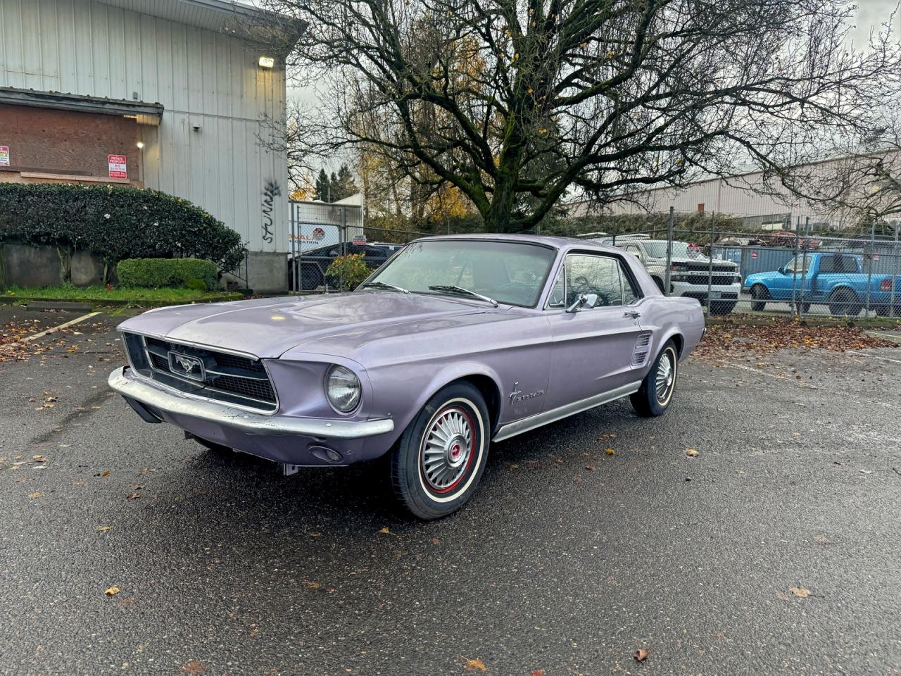 1967 Ford Mustang Purple vin: 7T01C251723