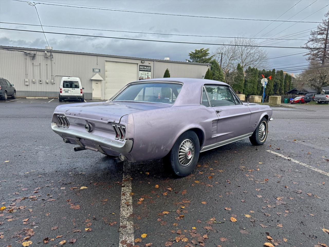 1967 Ford Mustang Purple vin: 7T01C251723