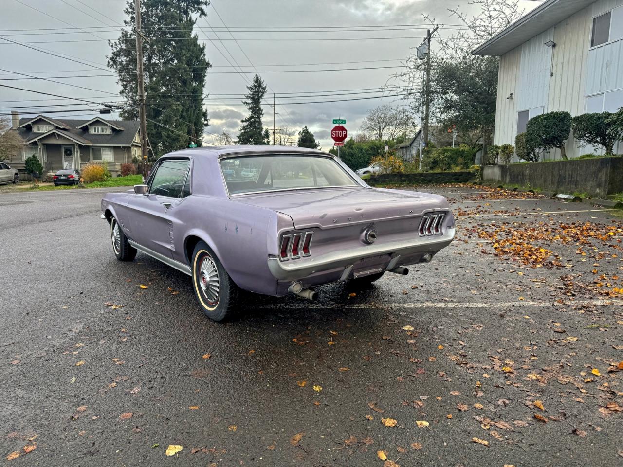 1967 Ford Mustang Purple vin: 7T01C251723