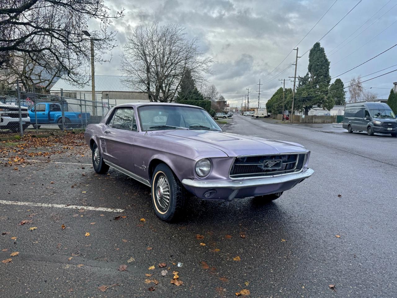 1967 Ford Mustang Purple vin: 7T01C251723