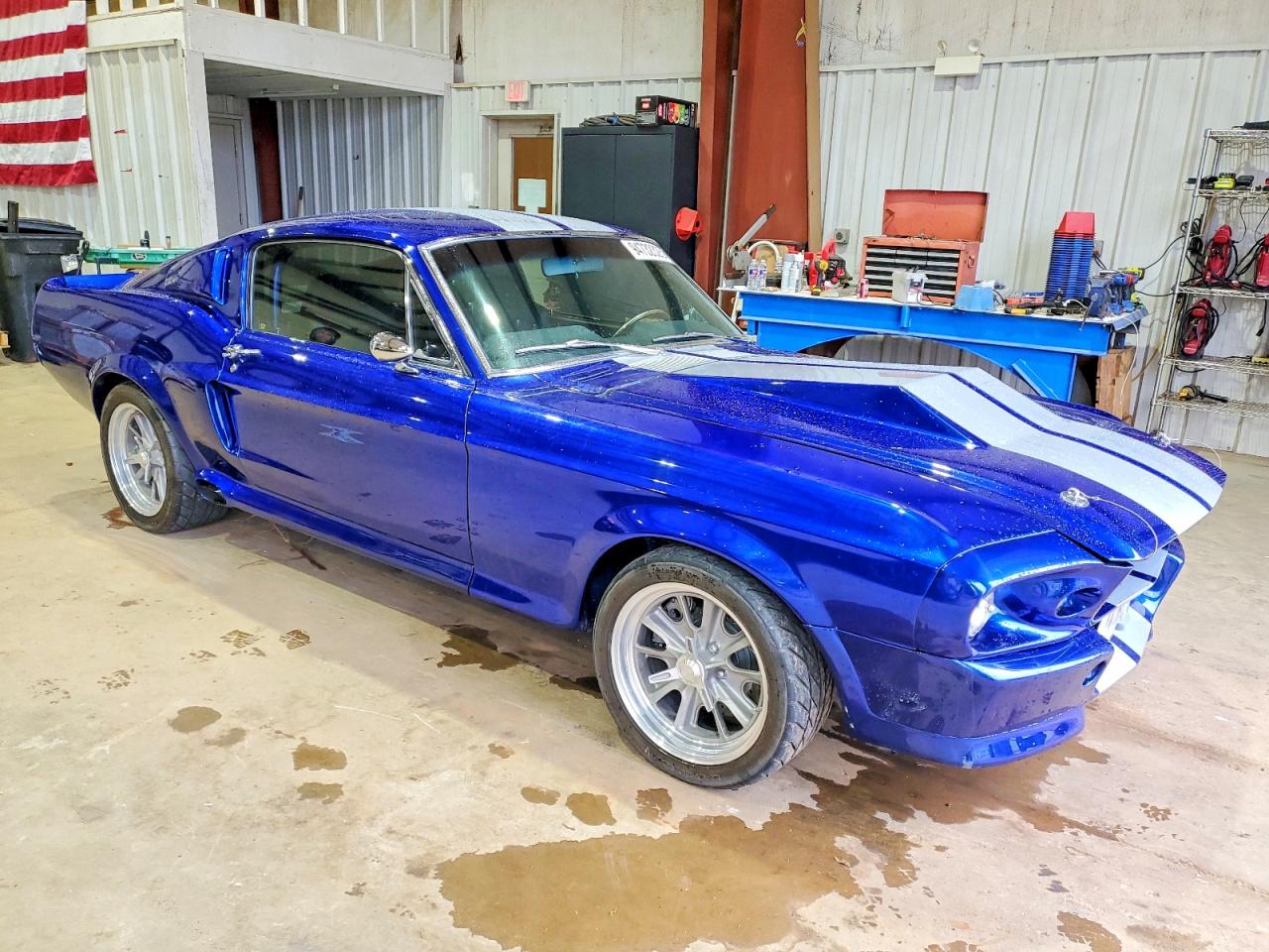 1967 Ford Mustang Blue vin: 7T02C171682