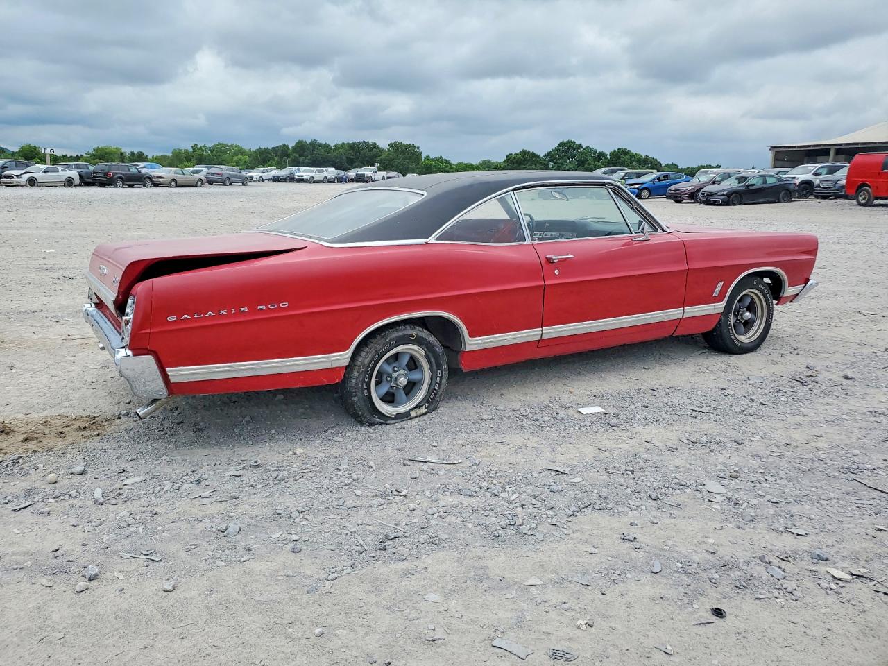 1967 Ford Galaxie500 Red vin: 7U55H176228