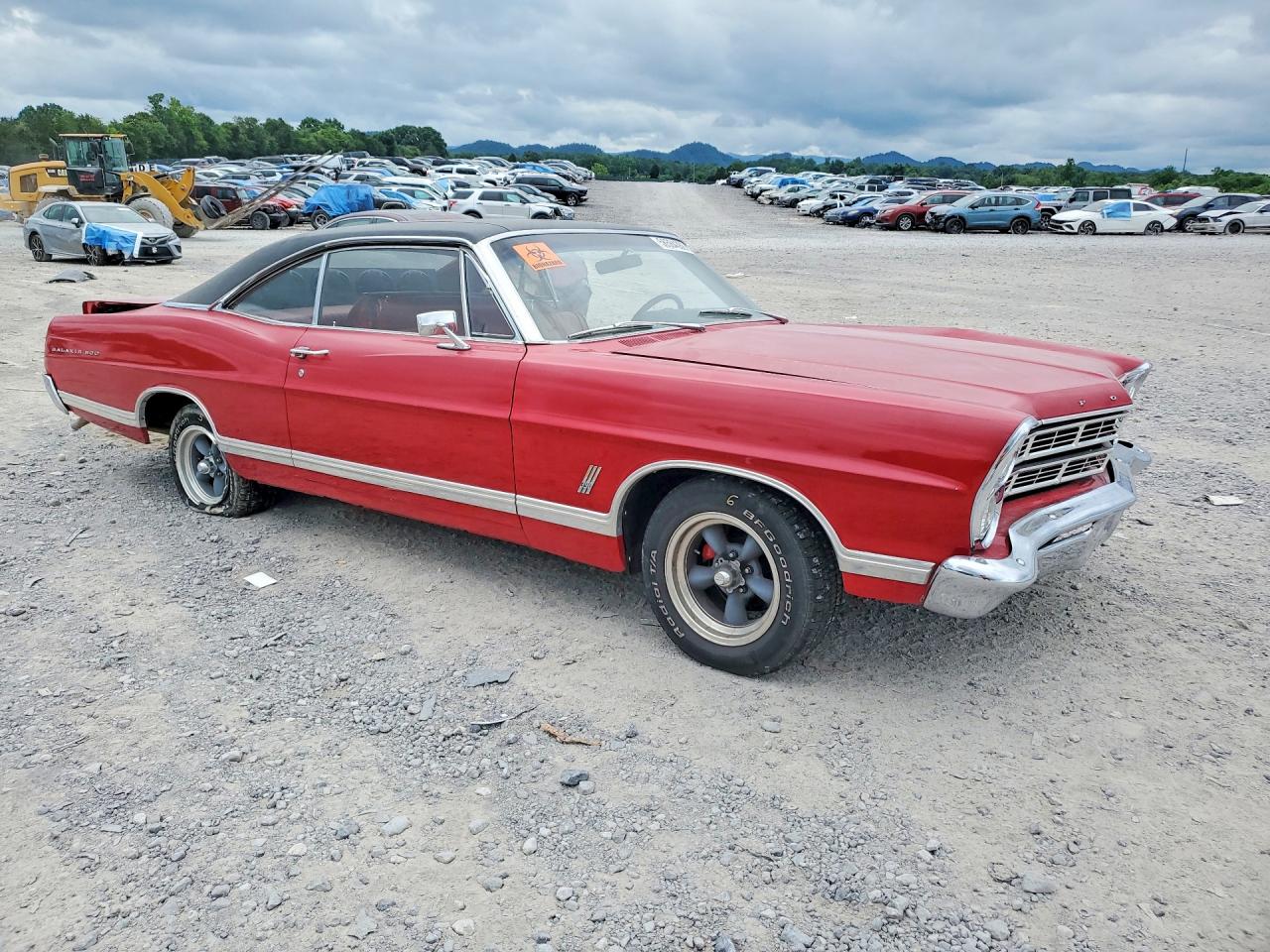 1967 Ford Galaxie500 Red vin: 7U55H176228
