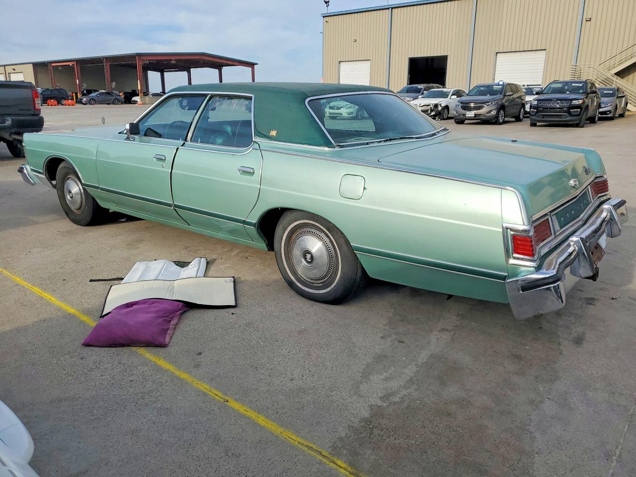 1977 Mercury Grand Marques Зеленый vin: 7Z60A625683