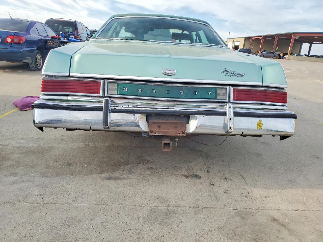 1977 Mercury Grand Marques Зеленый vin: 7Z60A625683