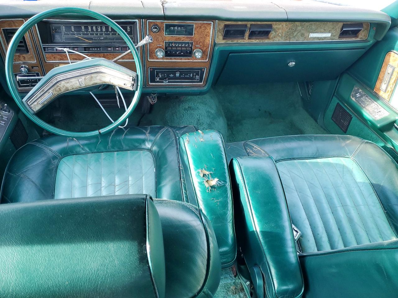1977 Mercury Grand Marques Зеленый vin: 7Z60A625683