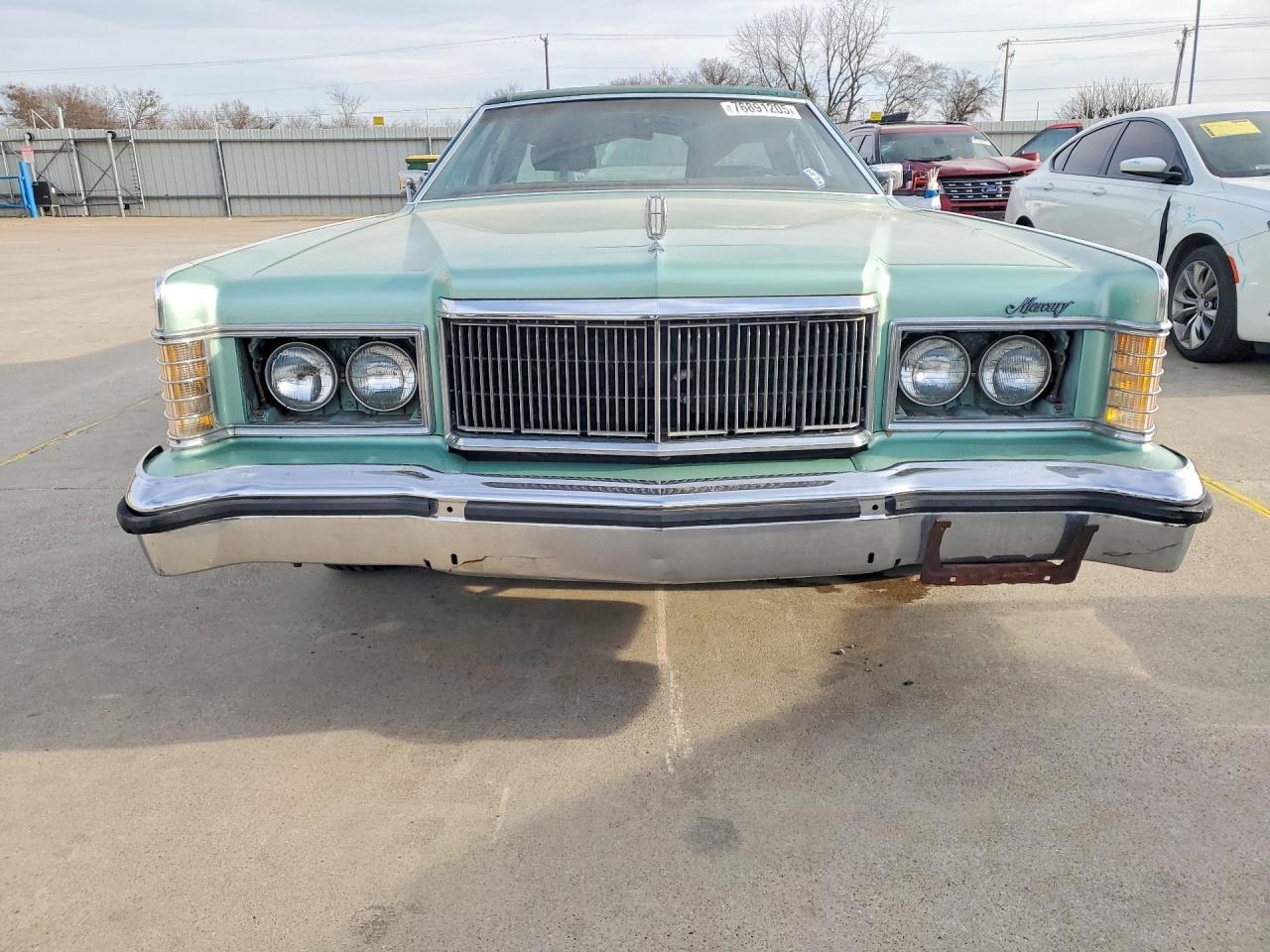 1977 Mercury Grand Marques Зеленый vin: 7Z60A625683