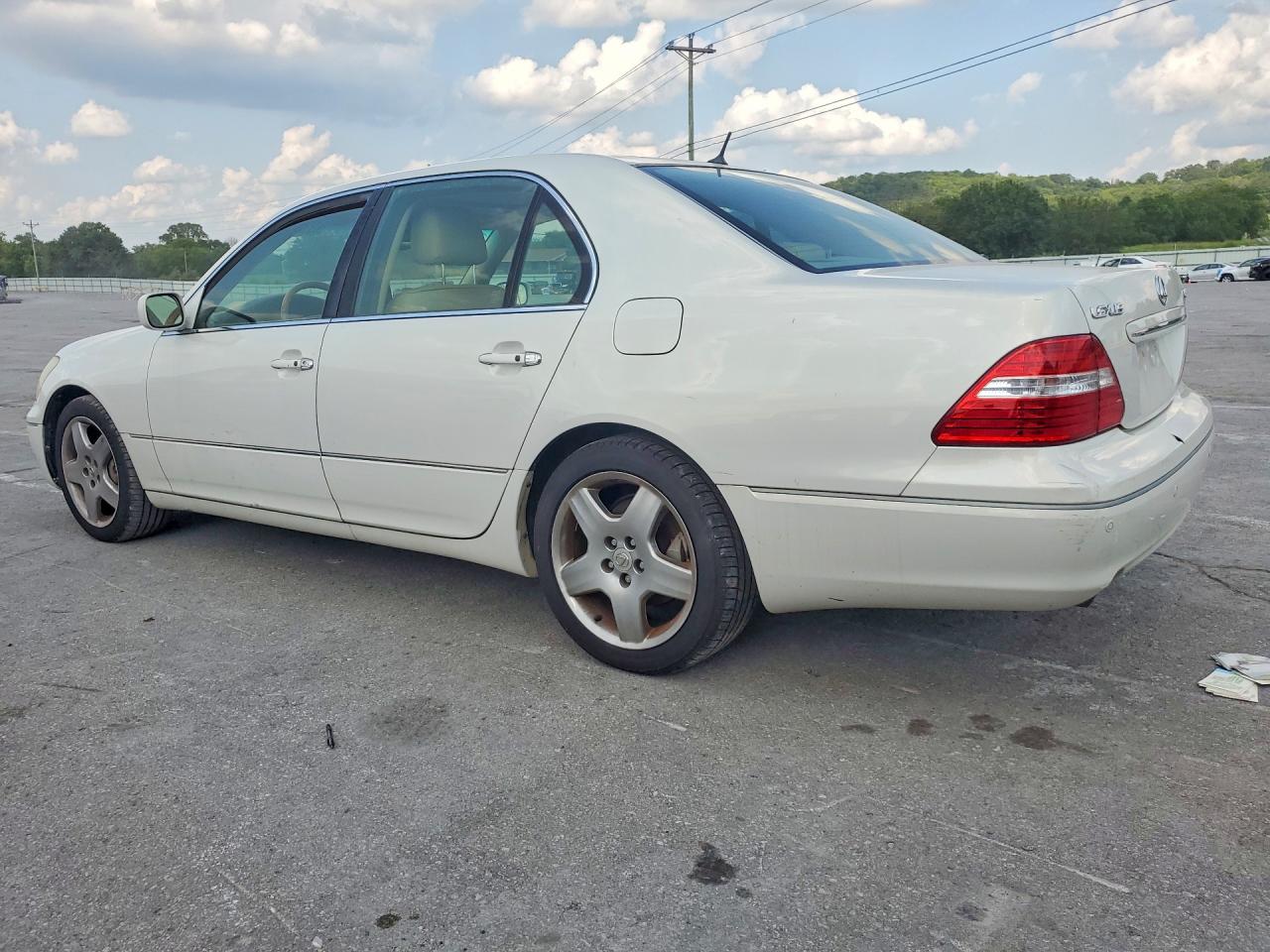 2006 Lexus Ls 430 White vin: JTHBN36F065050754