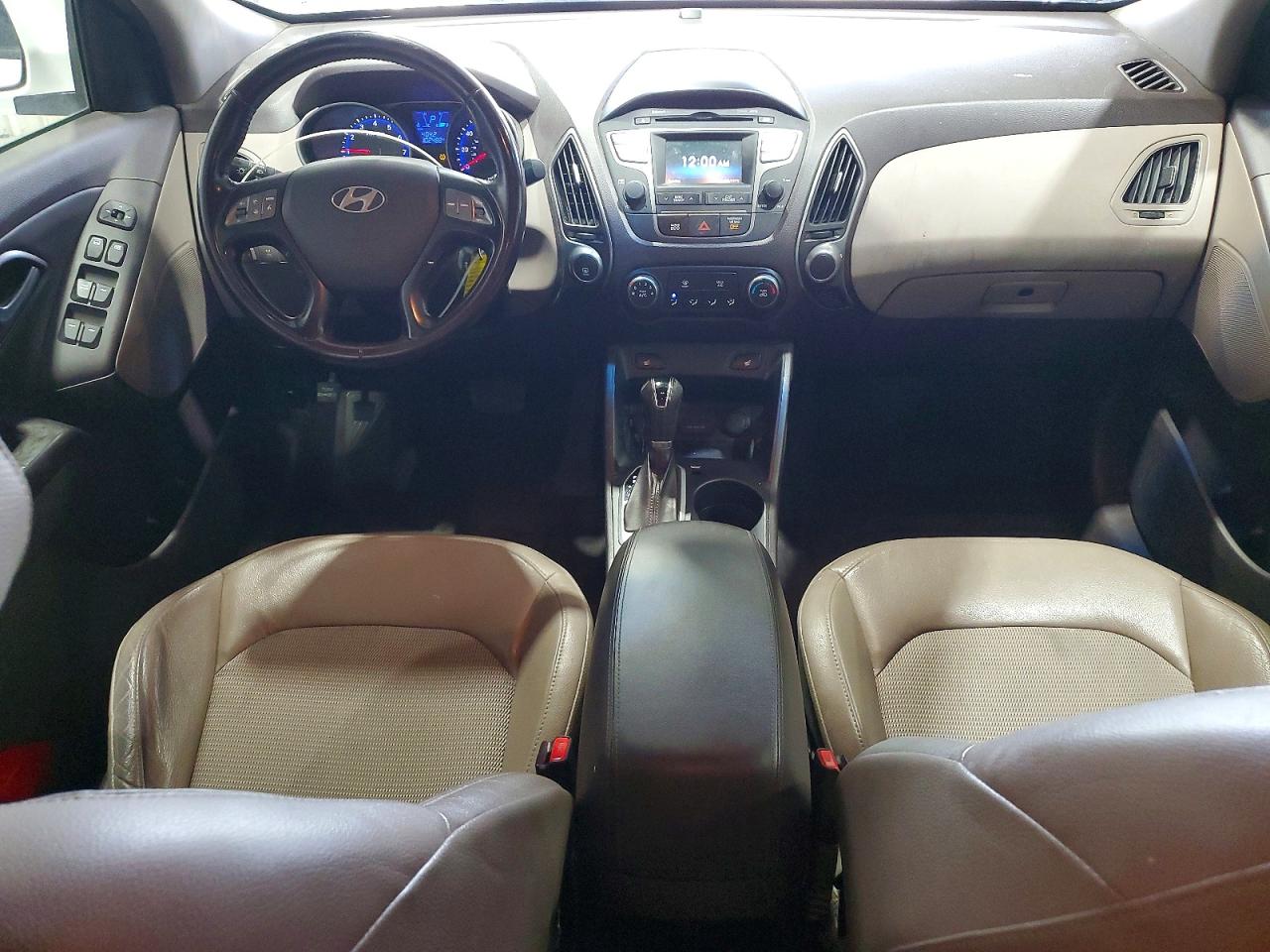 2014 Hyundai Tucson Se White vin: KM8JUCAG0EU847635