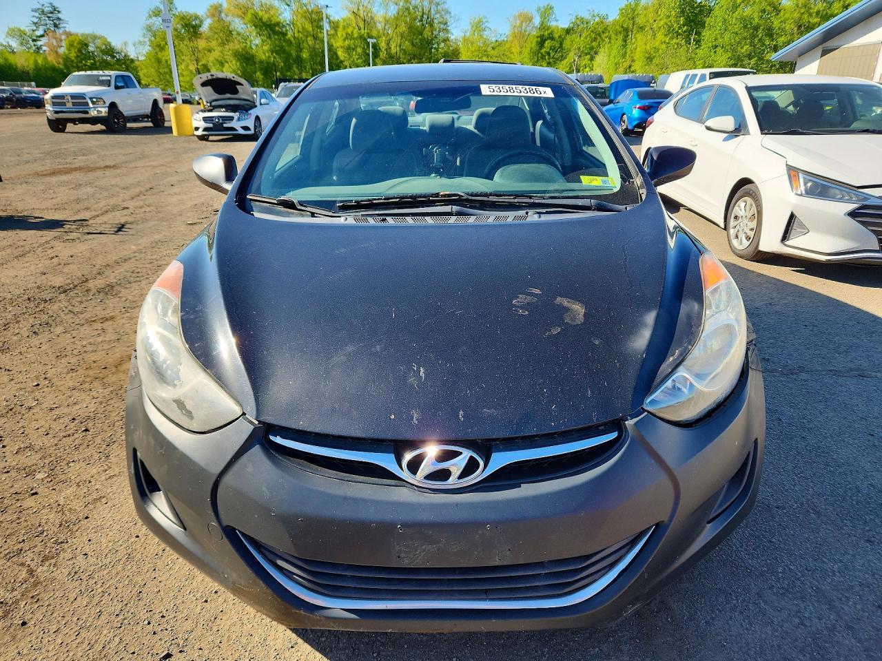 2013 Hyundai Elantra Gls Black vin: 5NPDH4AE2DH217117