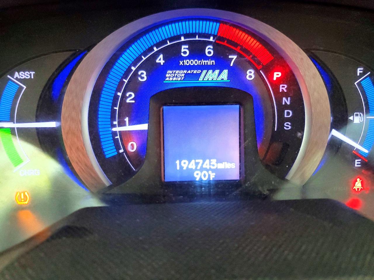 2010 Honda Insight Ex Silver vin: JHMZE2H77AS008333