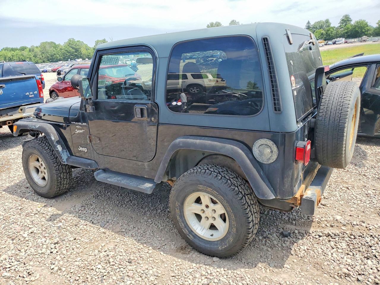 2001 Jeep Wrangler / Tj Sport Black vin: 1J4FA49S01P304774