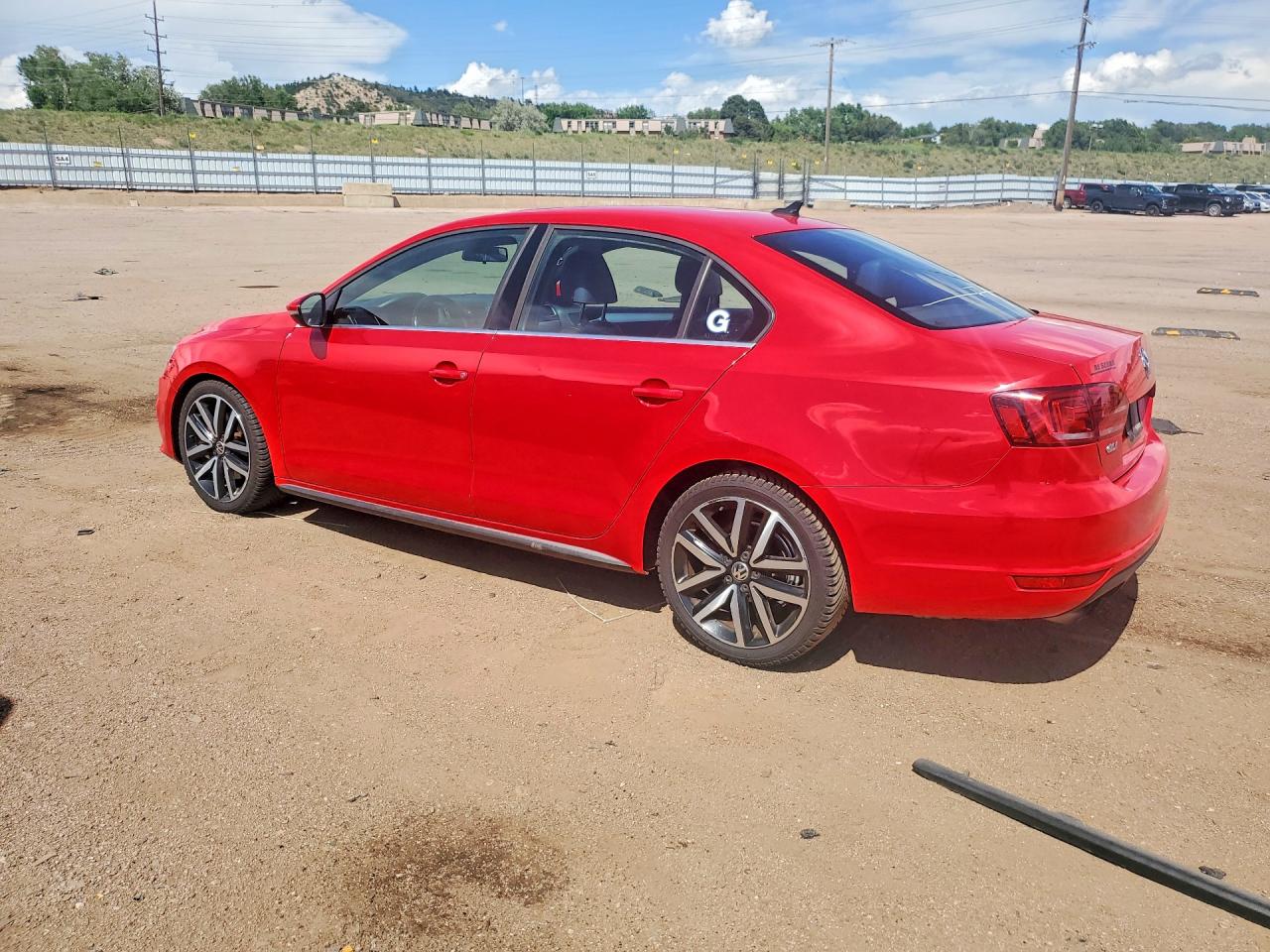 2013 Volkswagen Jetta Gli Red vin: 3VW5S7AJ2DM291777