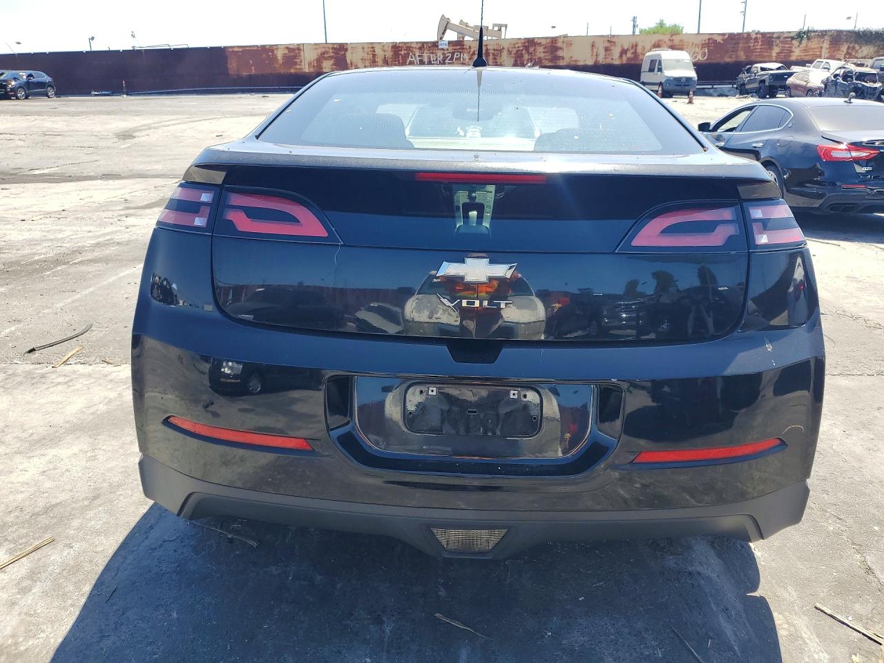 2012 Chevrolet Volt Black vin: 1G1RC6E49CU101492