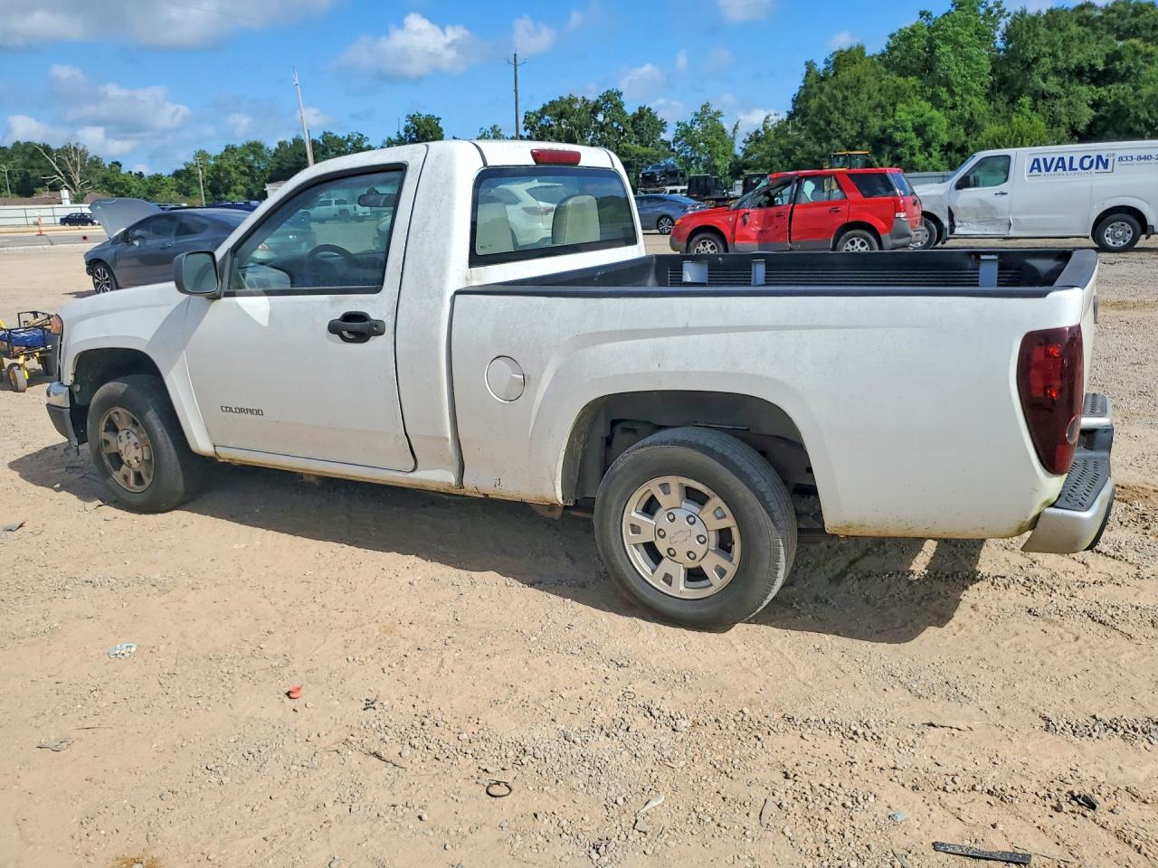 2005 Chevrolet Colorado White vin: 1GCCS148558212057