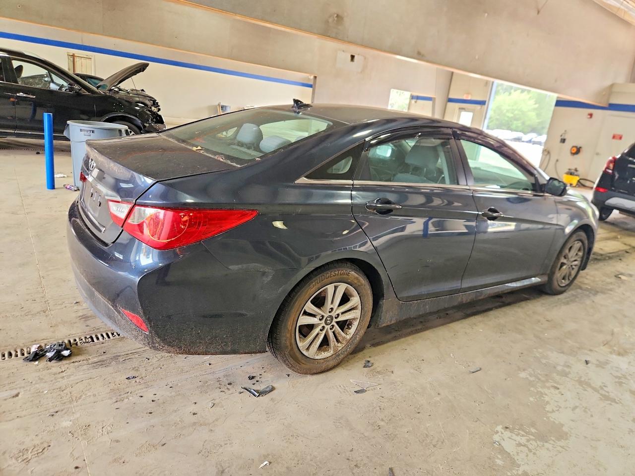 2014 Hyundai Sonata Gls Gray vin: 5NPEB4AC7EH881631