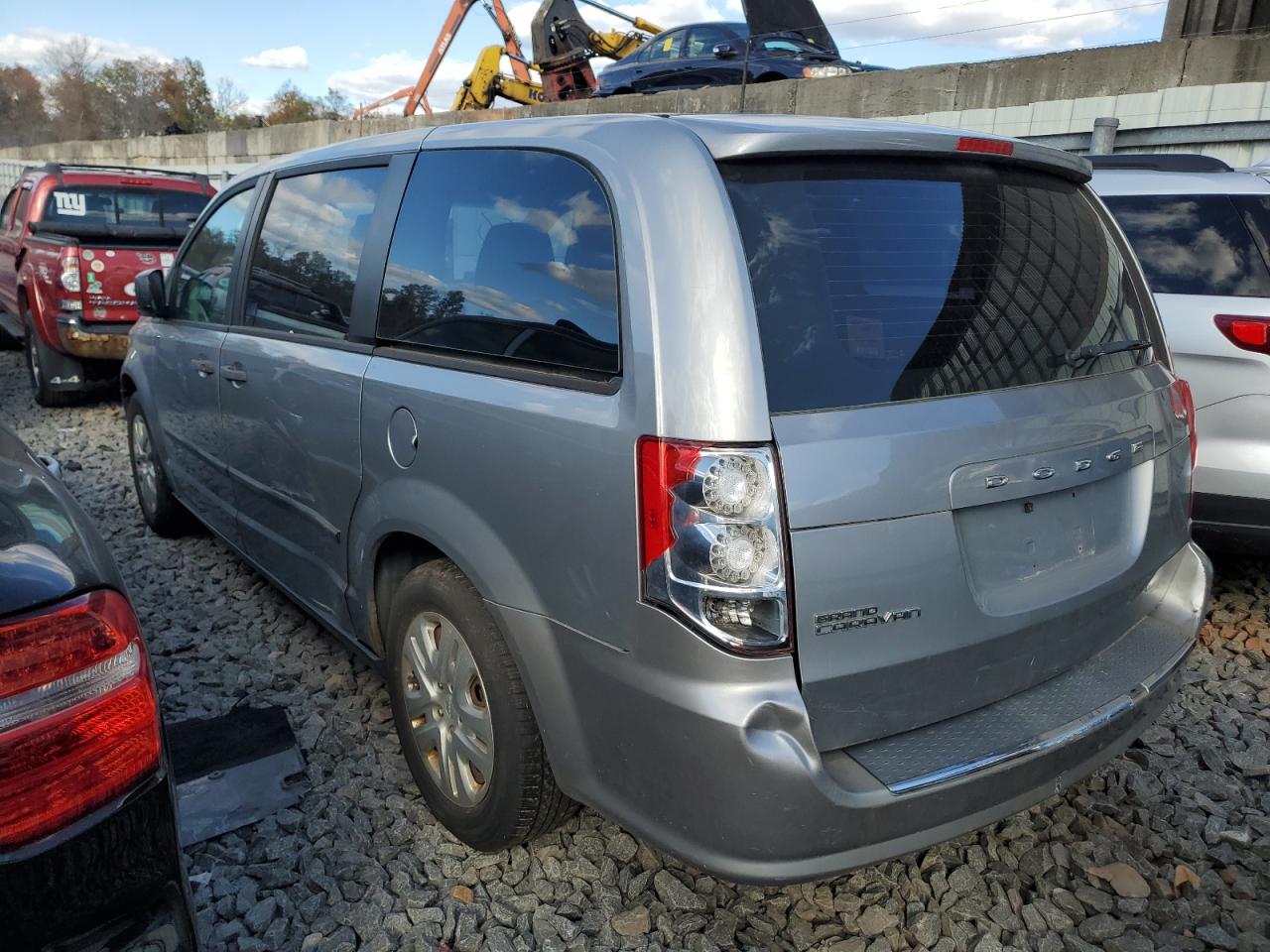 2014 Dodge Grand Caravan Se Silver vin: 2C4RDGBG5ER103734