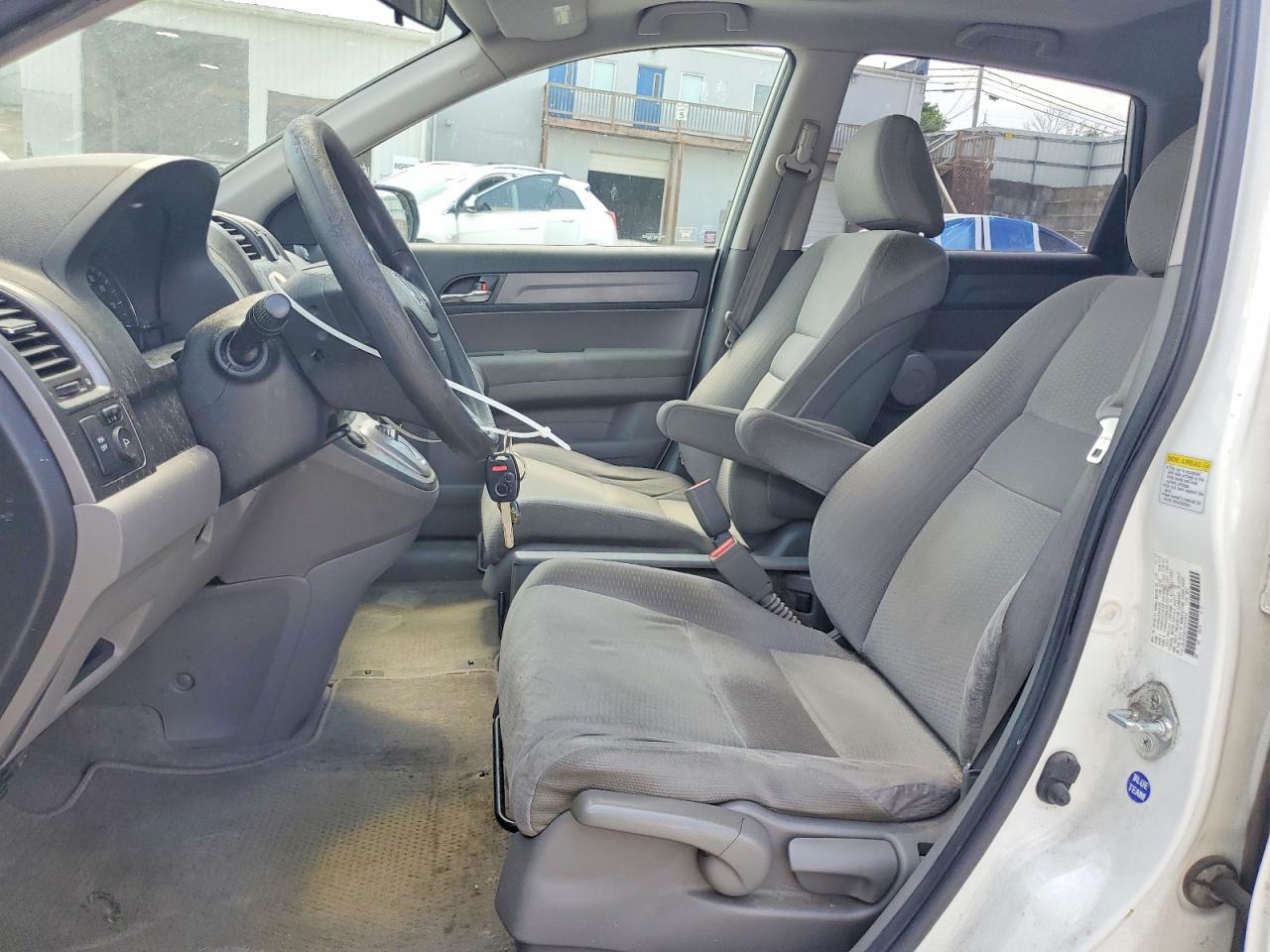 2007 Honda Cr-v Ex White vin: JHLRE38527C027870