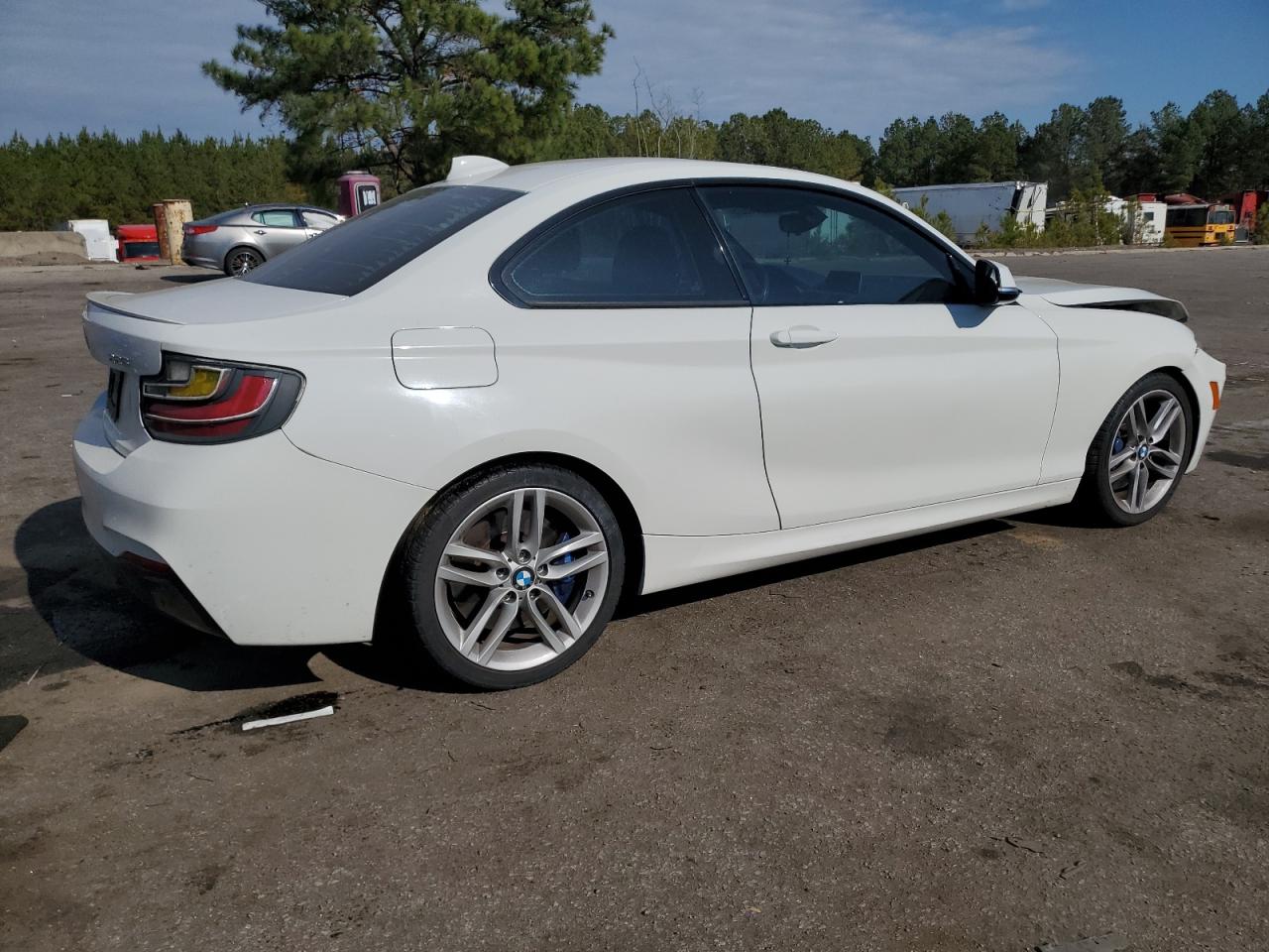 2014 Bmw 228 I White vin: WBA1F5C59EV255857