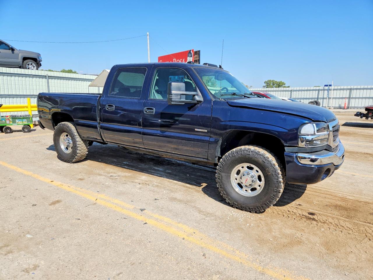 2006 Gmc Sierra Blue vin: 1GTHK23D16F140717