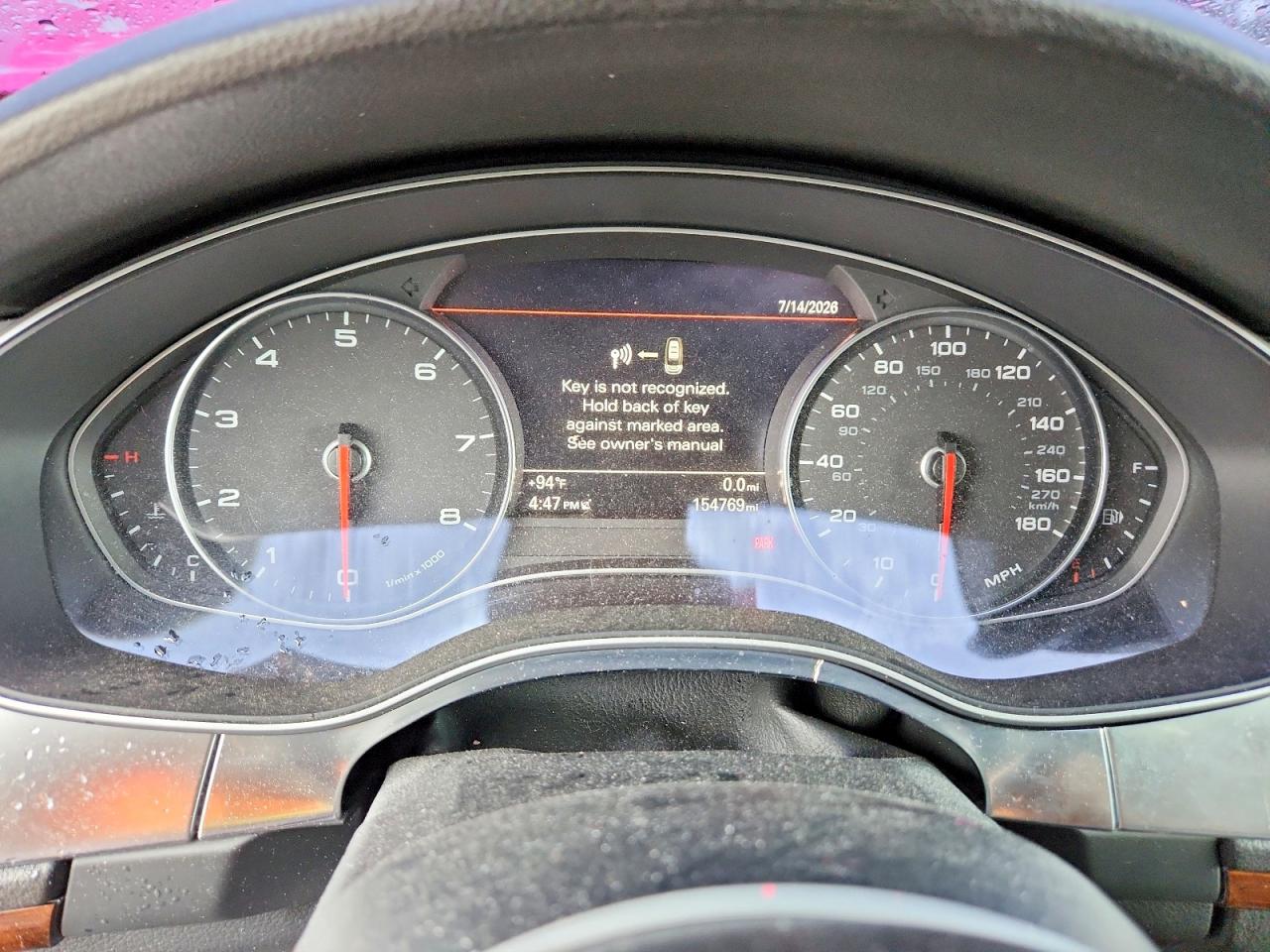 2013 Audi A7 Prestige Розовый vin: WAU3GAFC3DN075331