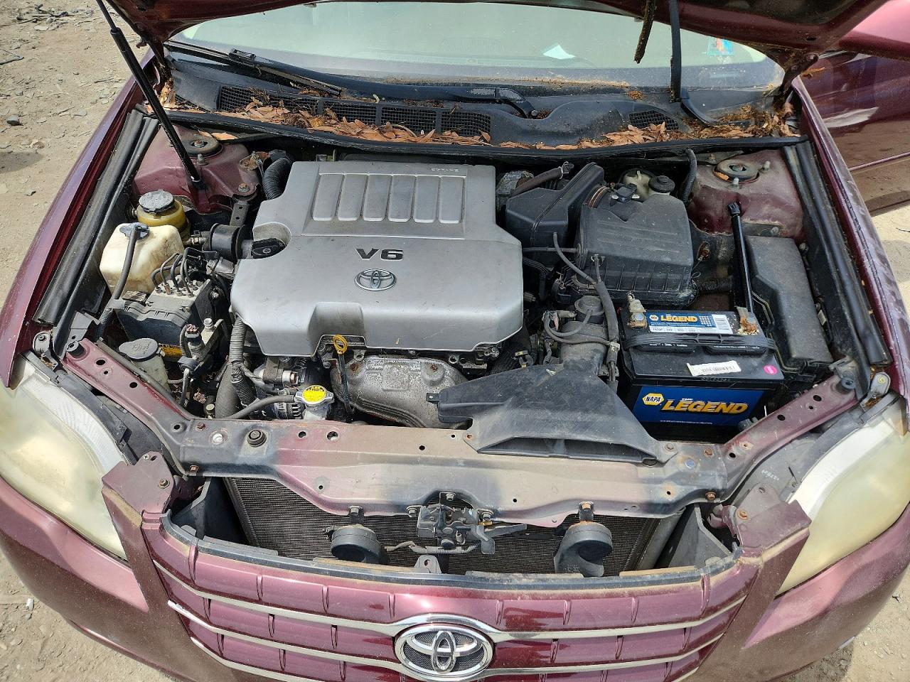 2006 Toyota Avalon Xl Burgundy vin: 4T1BK36B96U152630