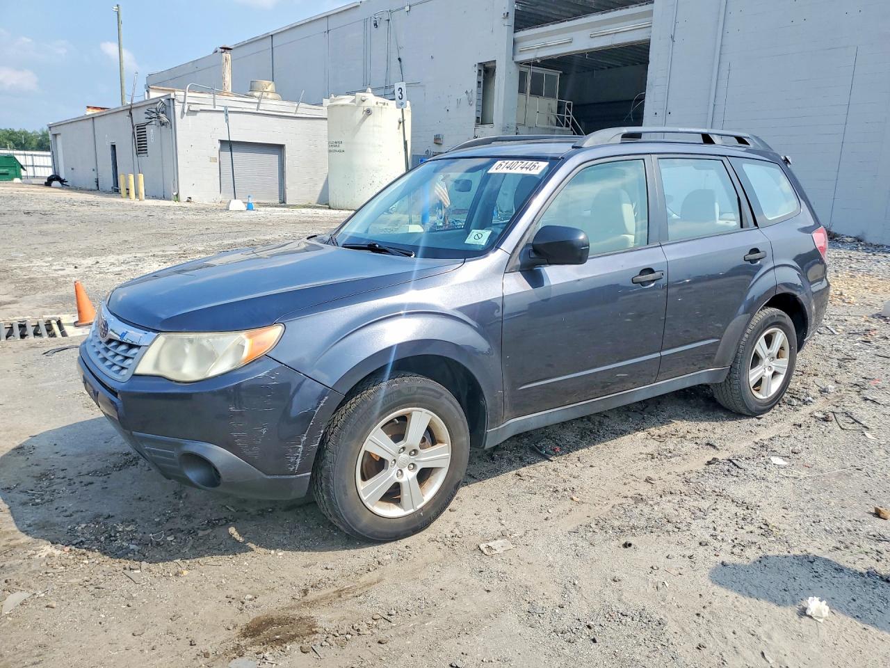 2012 Subaru Forester 2.5x Серый vin: JF2SHBBC1CH434956