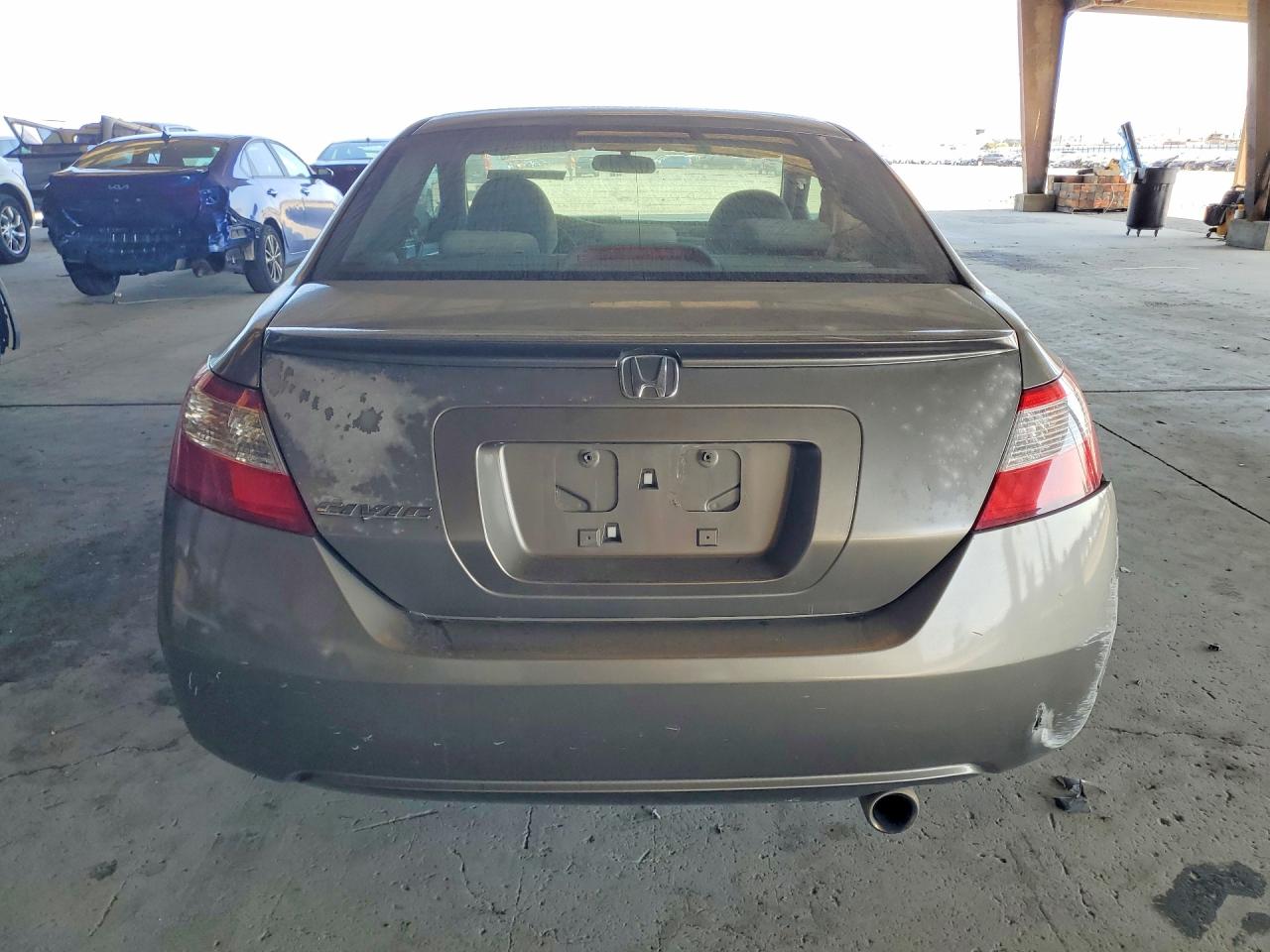 2007 Honda Civic Ex Gray vin: 2HGFG12837H569088