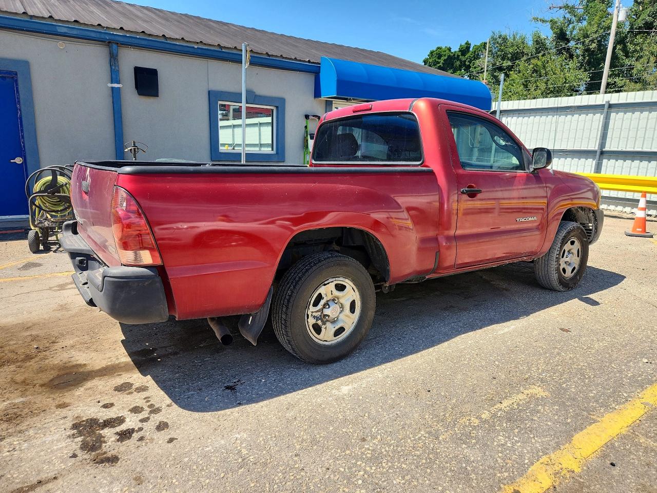 2007 Toyota Tacoma Base Red vin: 5TENX22N47Z467731