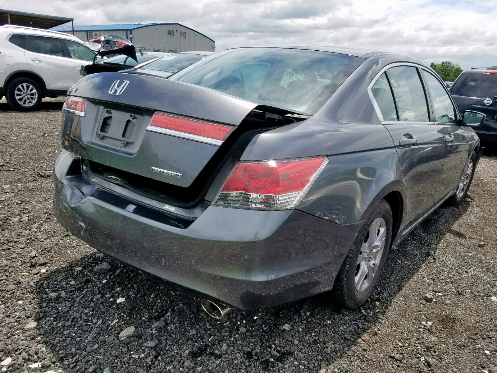 2012 Honda Accord Se Gray vin: 1HGCP2F65CA224848