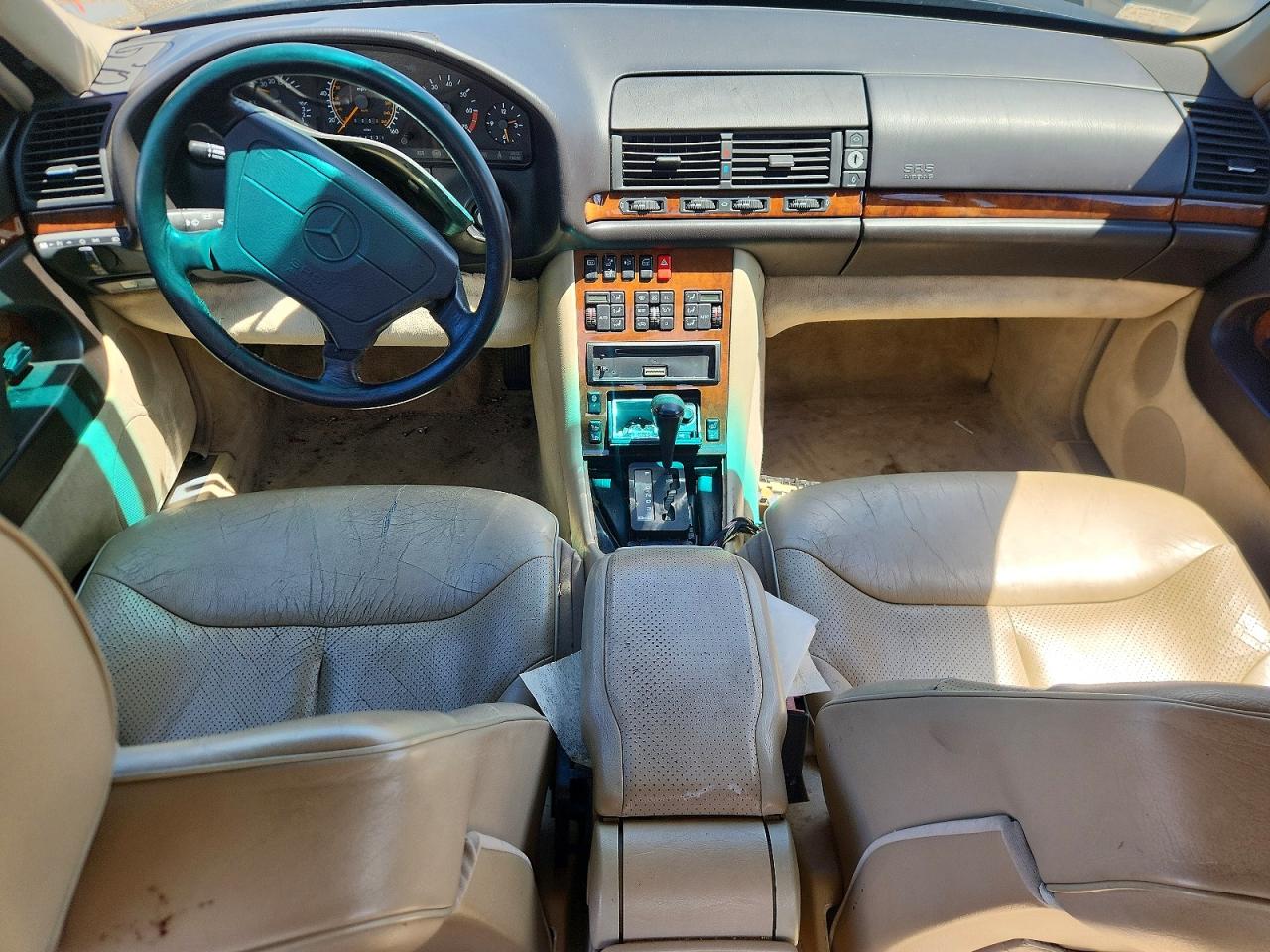 1994 Mercedes-benz S 500 Черный vin: WDBGA51E4RA167308