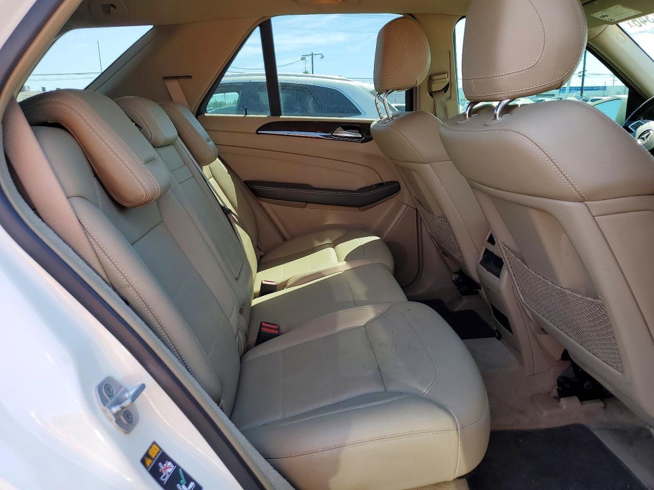 2013 Mercedes-benz Ml 350 4matic White vin: 4JGDA5HB4DA226670